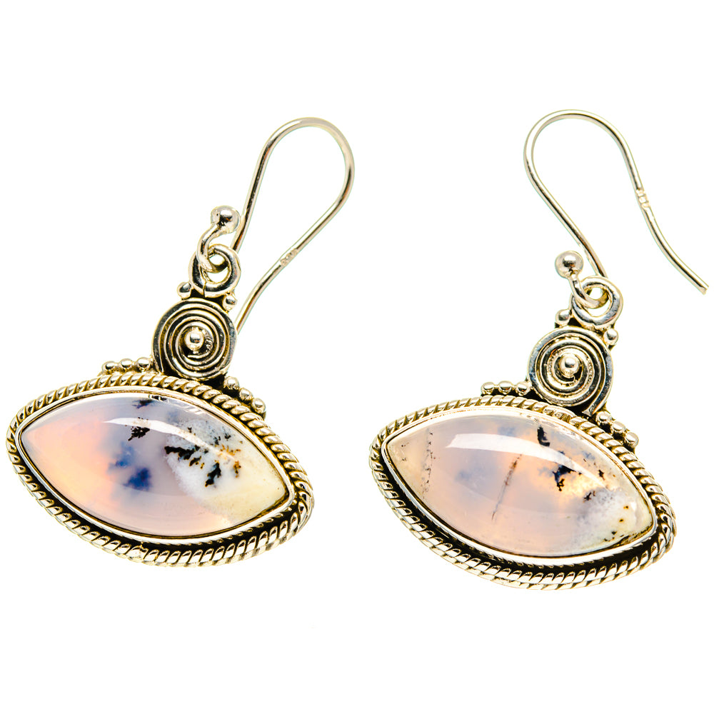 Dendritic Opal Earrings handcrafted by Ana Silver Co - EARR416806