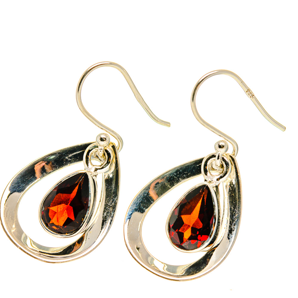 Garnet Earrings handcrafted by Ana Silver Co - EARR416831