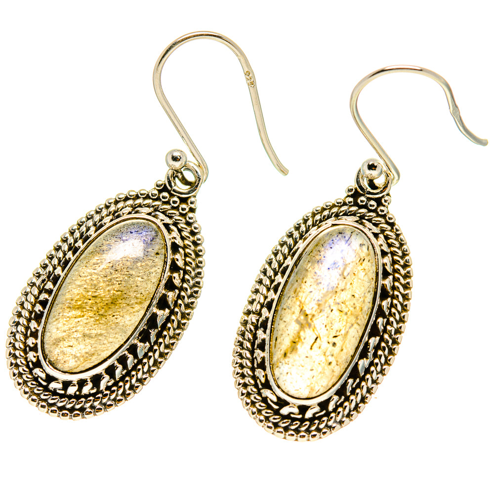 Labradorite Earrings handcrafted by Ana Silver Co - EARR416845