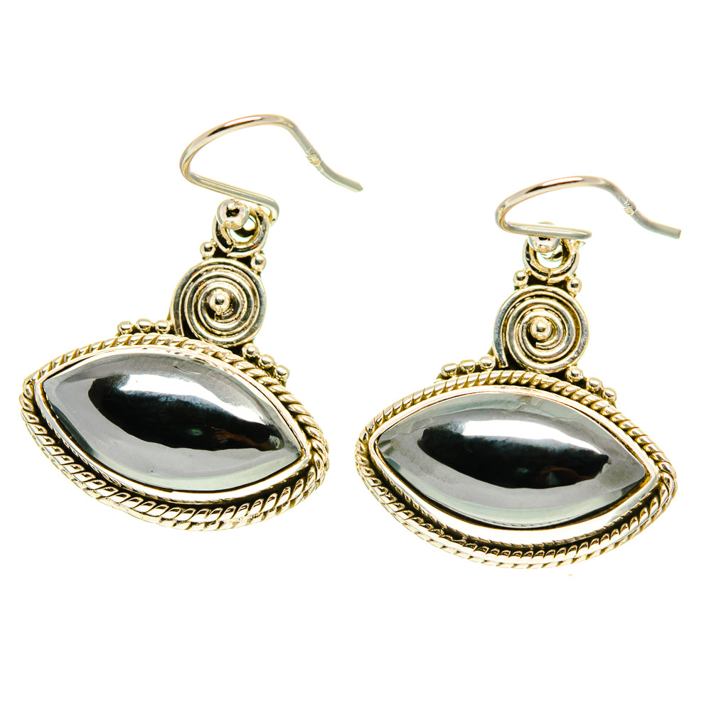 Hematite Earrings handcrafted by Ana Silver Co - EARR416884