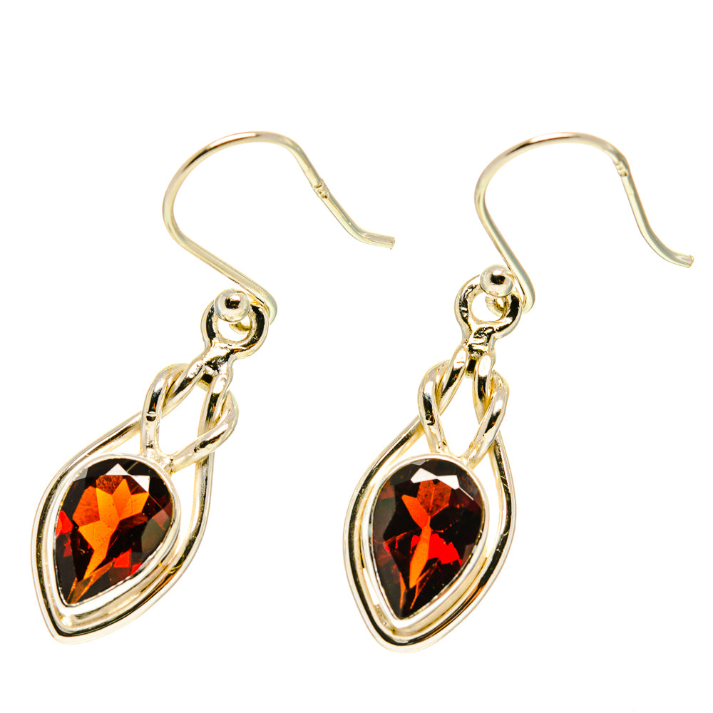 Garnet Earrings handcrafted by Ana Silver Co - EARR416891