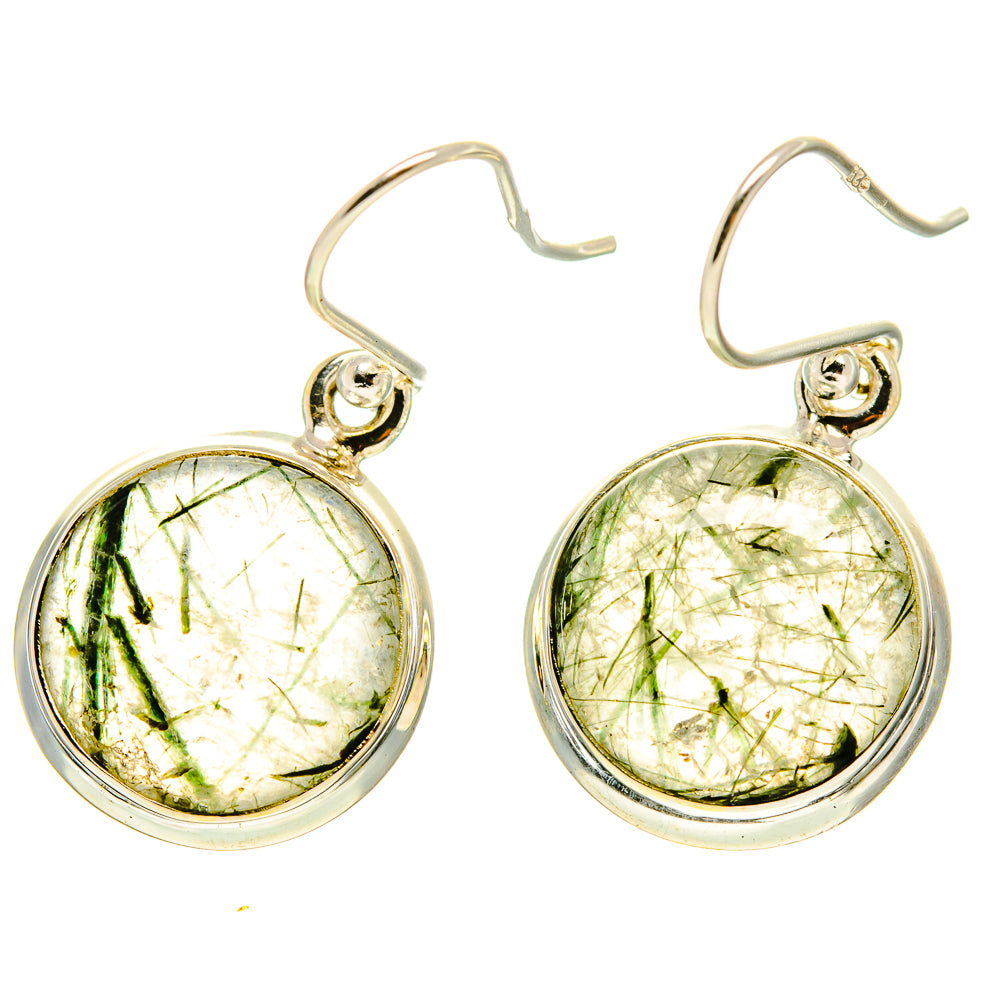 Tourmalinated Quartz Earrings handcrafted by Ana Silver Co - EARR416918