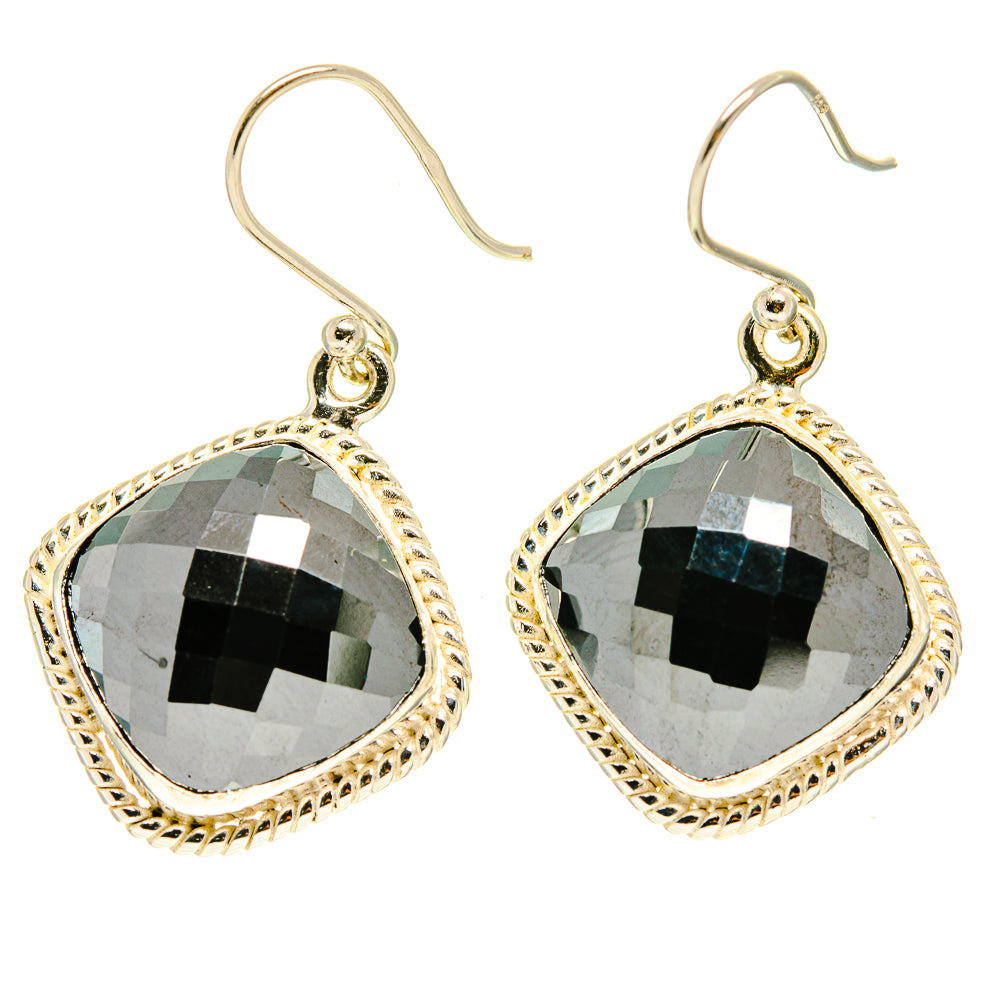 Hematite Earrings handcrafted by Ana Silver Co - EARR416959