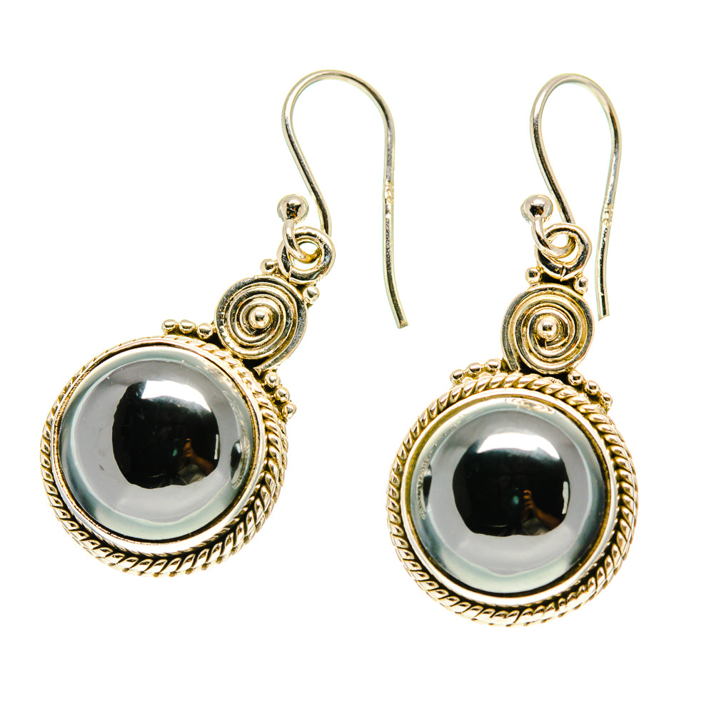 Hematite Earrings handcrafted by Ana Silver Co - EARR416979