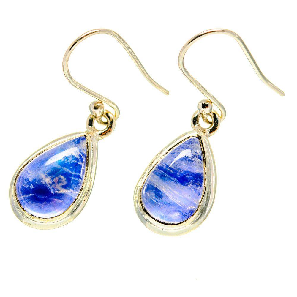 Rainbow Moonstone Earrings handcrafted by Ana Silver Co - EARR416983