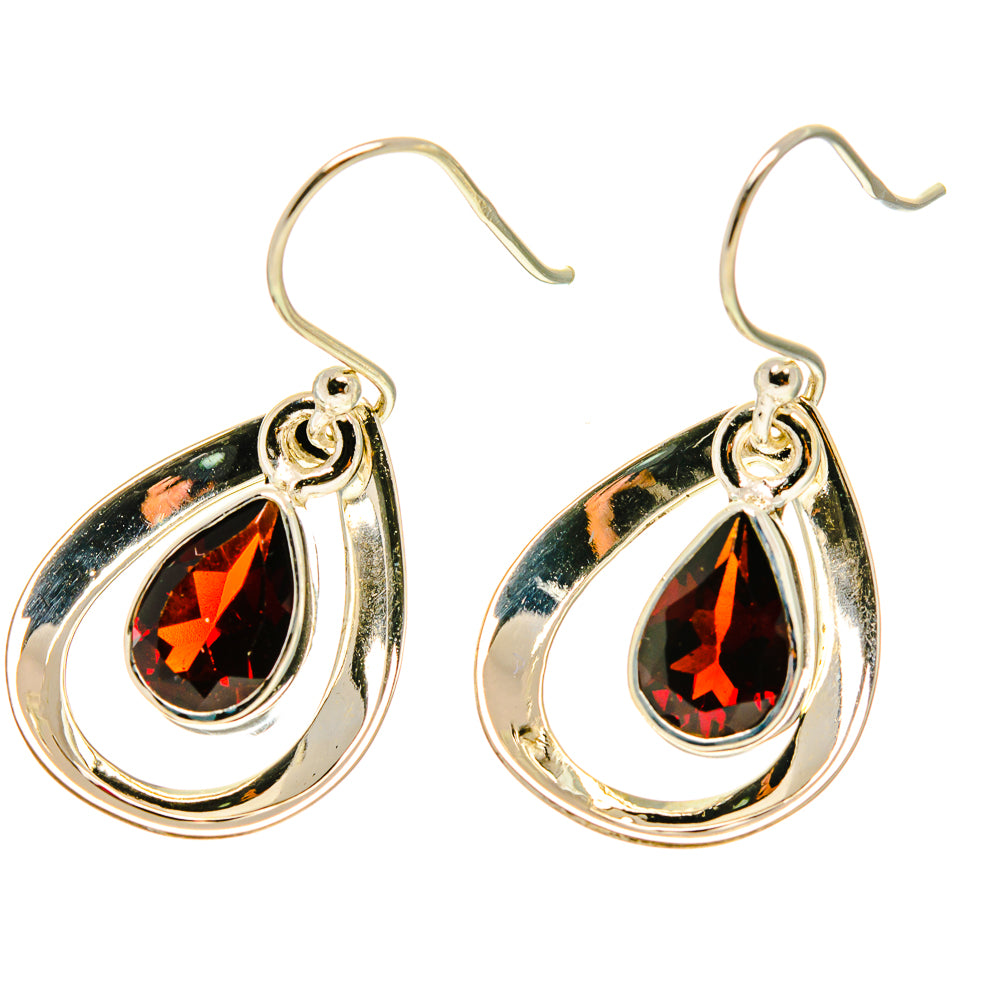 Garnet Earrings handcrafted by Ana Silver Co - EARR416990