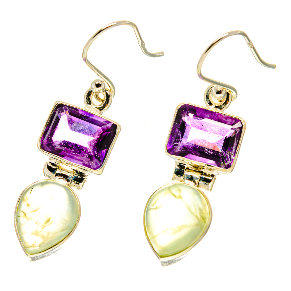 Prehnite Earrings handcrafted by Ana Silver Co - EARR416991