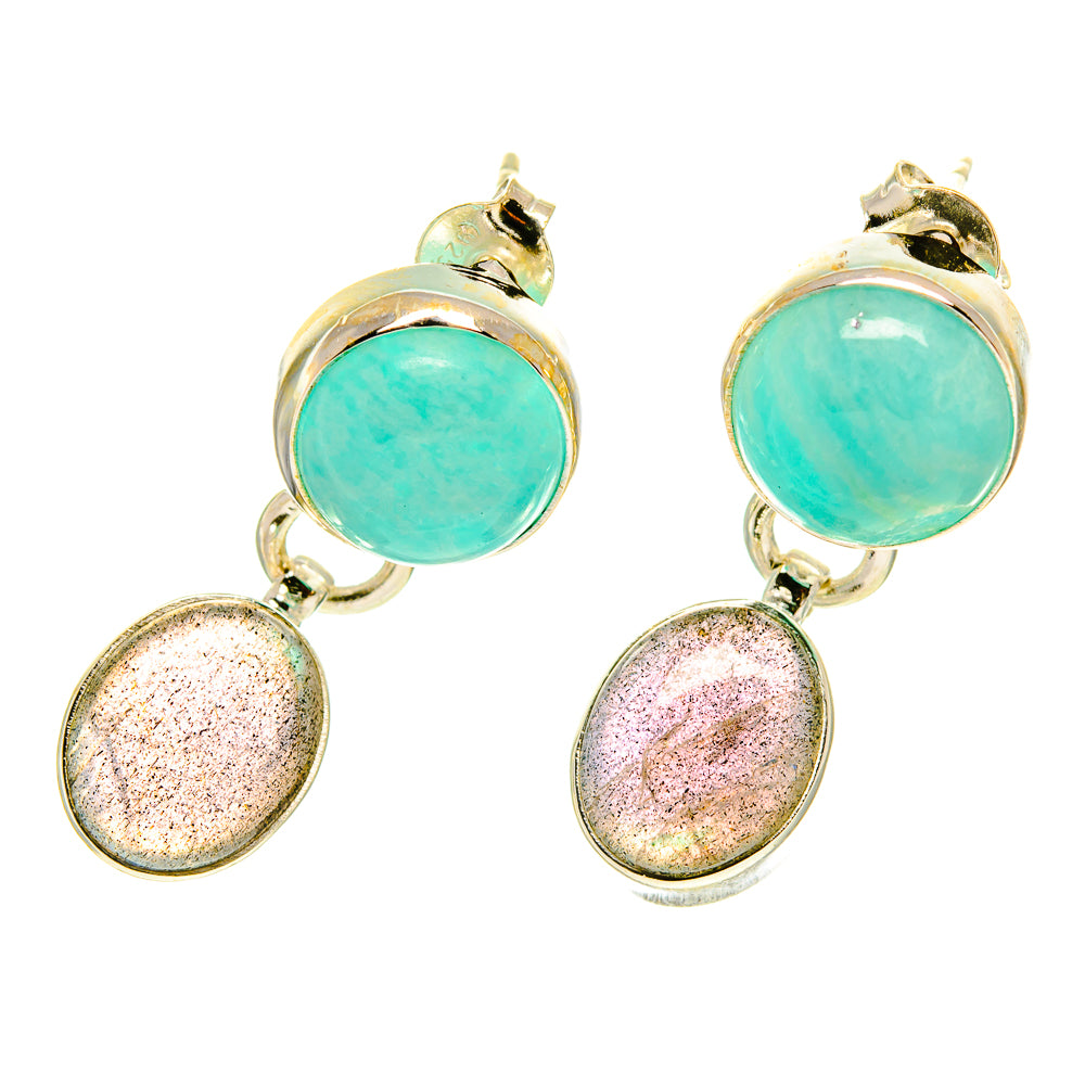 Labradorite Earrings handcrafted by Ana Silver Co - EARR417002