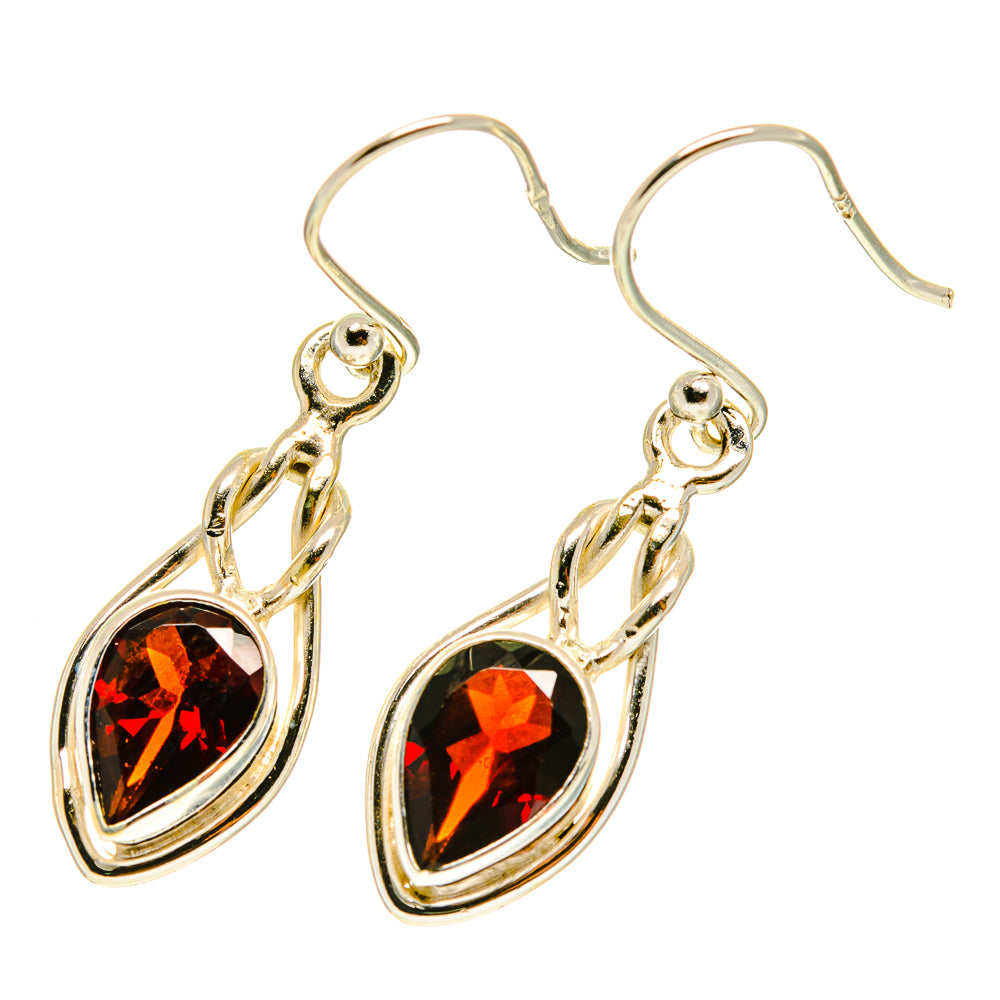 Garnet Earrings handcrafted by Ana Silver Co - EARR417040