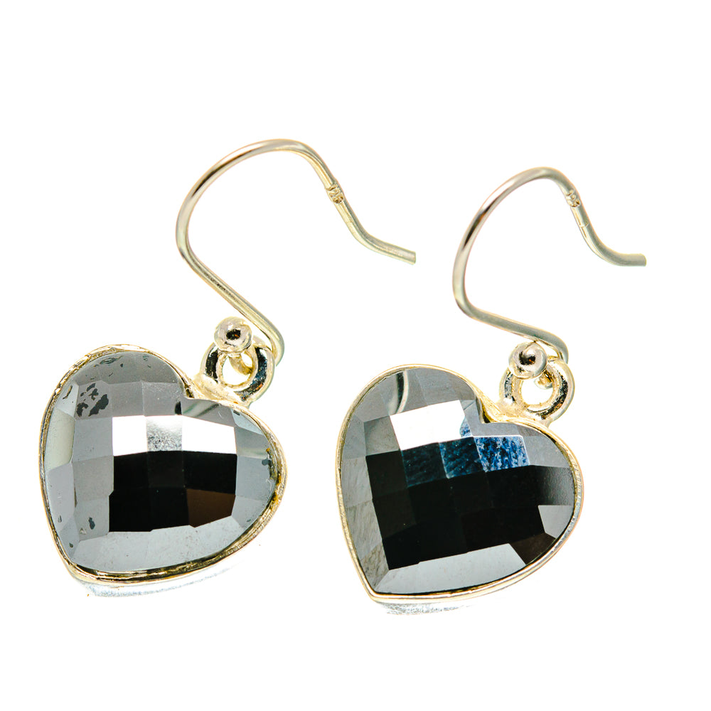 Hematite Earrings handcrafted by Ana Silver Co - EARR417117