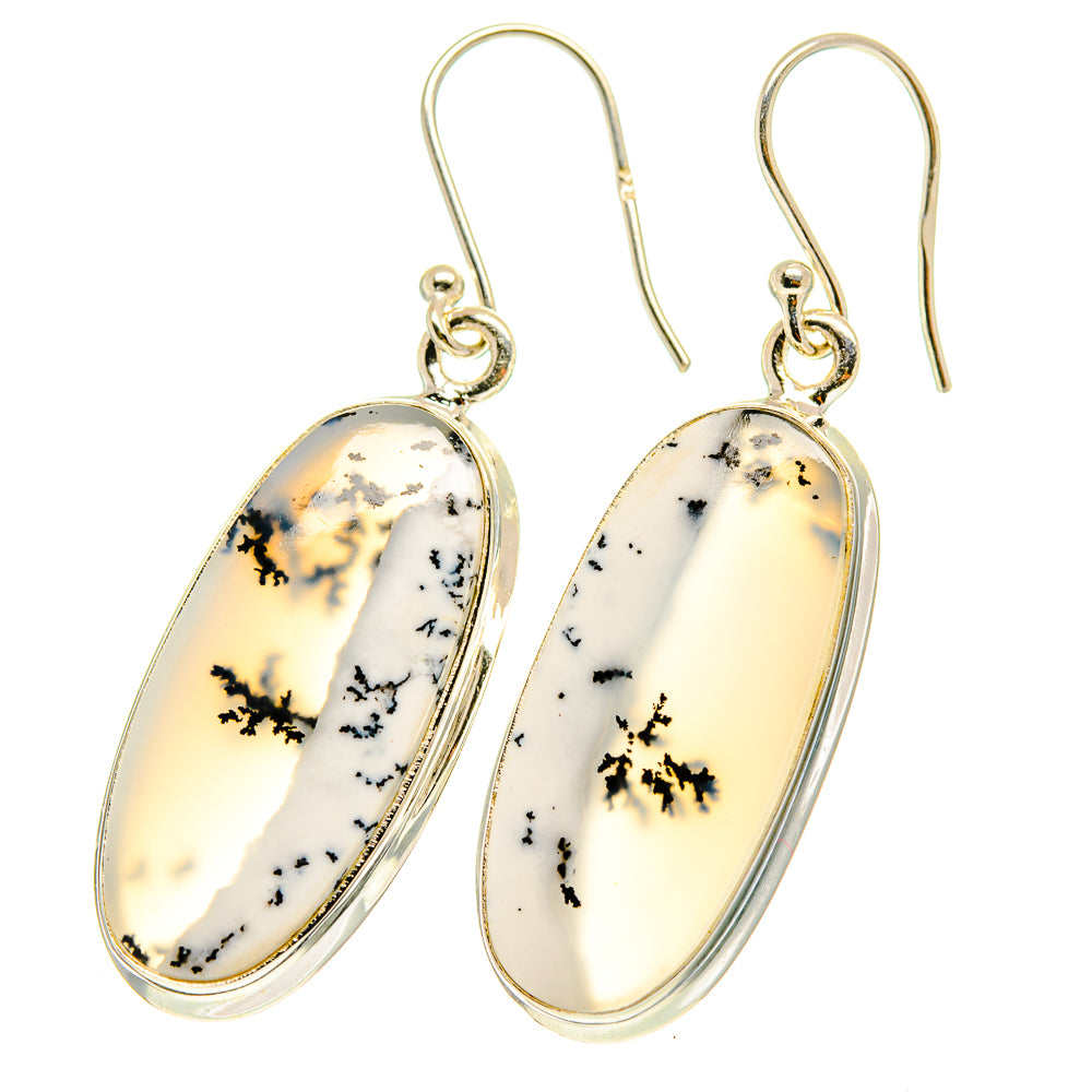 Dendritic Opal Earrings handcrafted by Ana Silver Co - EARR417195