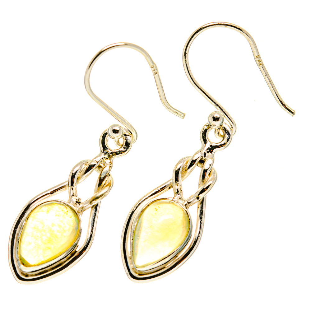 Ethiopian Opal Earrings handcrafted by Ana Silver Co - EARR417196