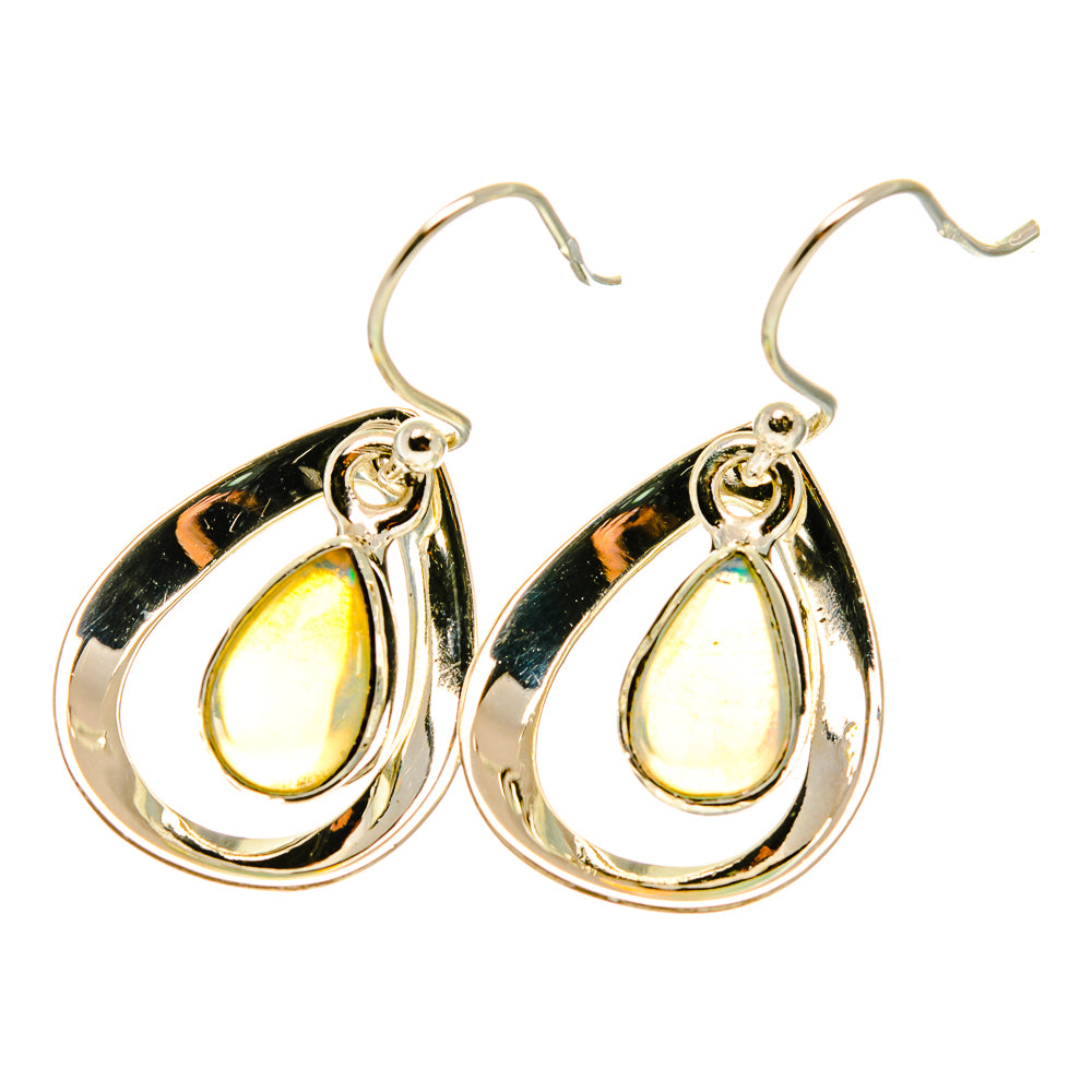 Ethiopian Opal Earrings handcrafted by Ana Silver Co - EARR417209