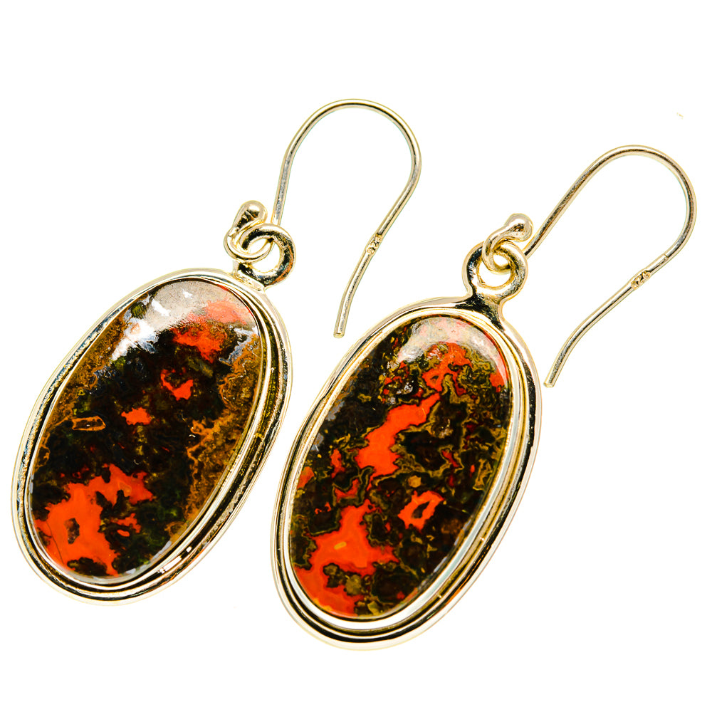 Moroccan Agate Earrings handcrafted by Ana Silver Co - EARR417252