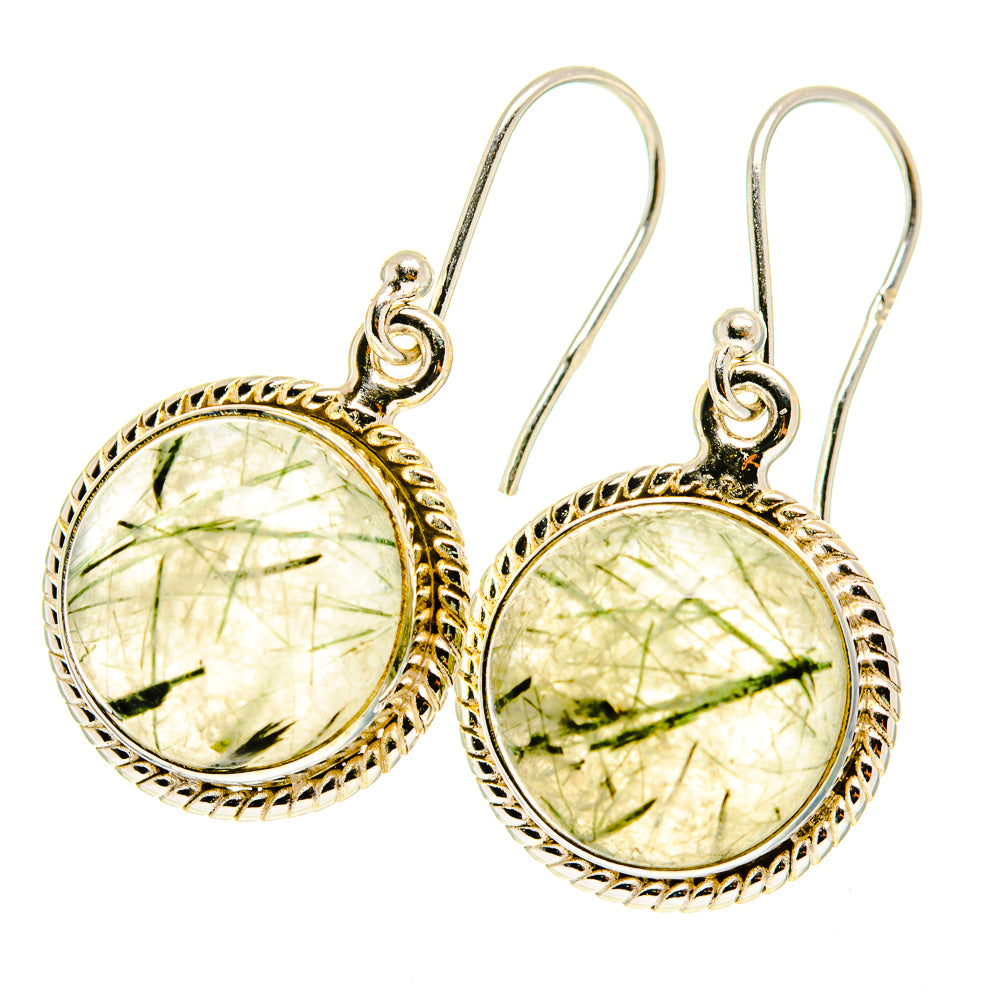 Tourmalinated Quartz Earrings handcrafted by Ana Silver Co - EARR417263