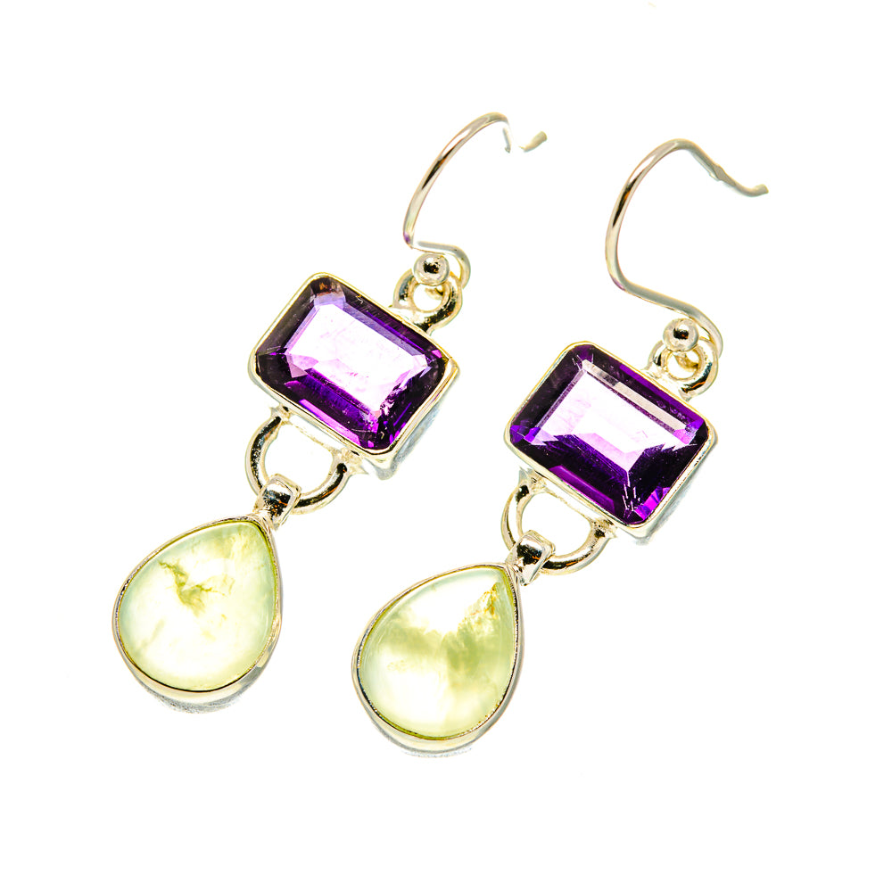 Prehnite Earrings handcrafted by Ana Silver Co - EARR417307