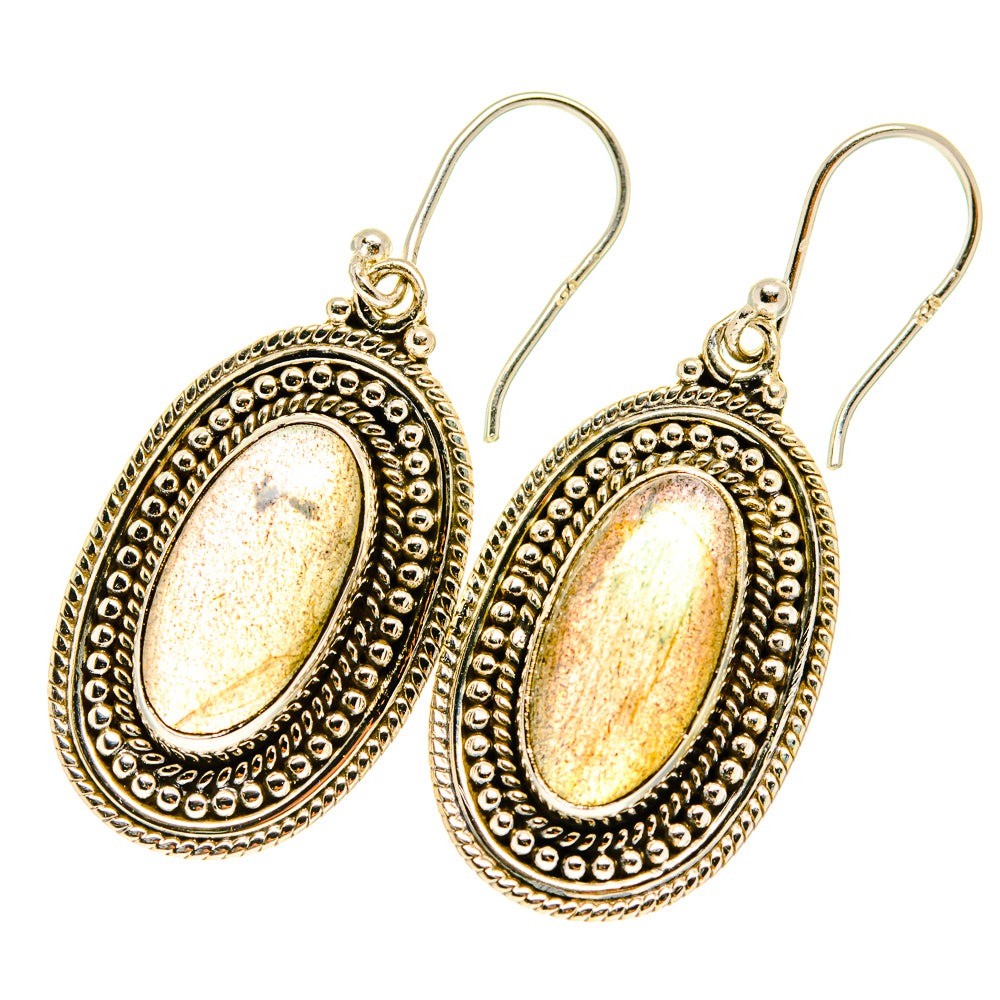 Labradorite Earrings handcrafted by Ana Silver Co - EARR417331