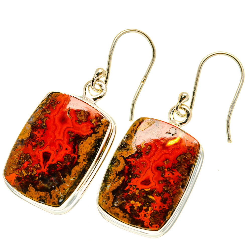 Moroccan Agate Earrings handcrafted by Ana Silver Co - EARR417378