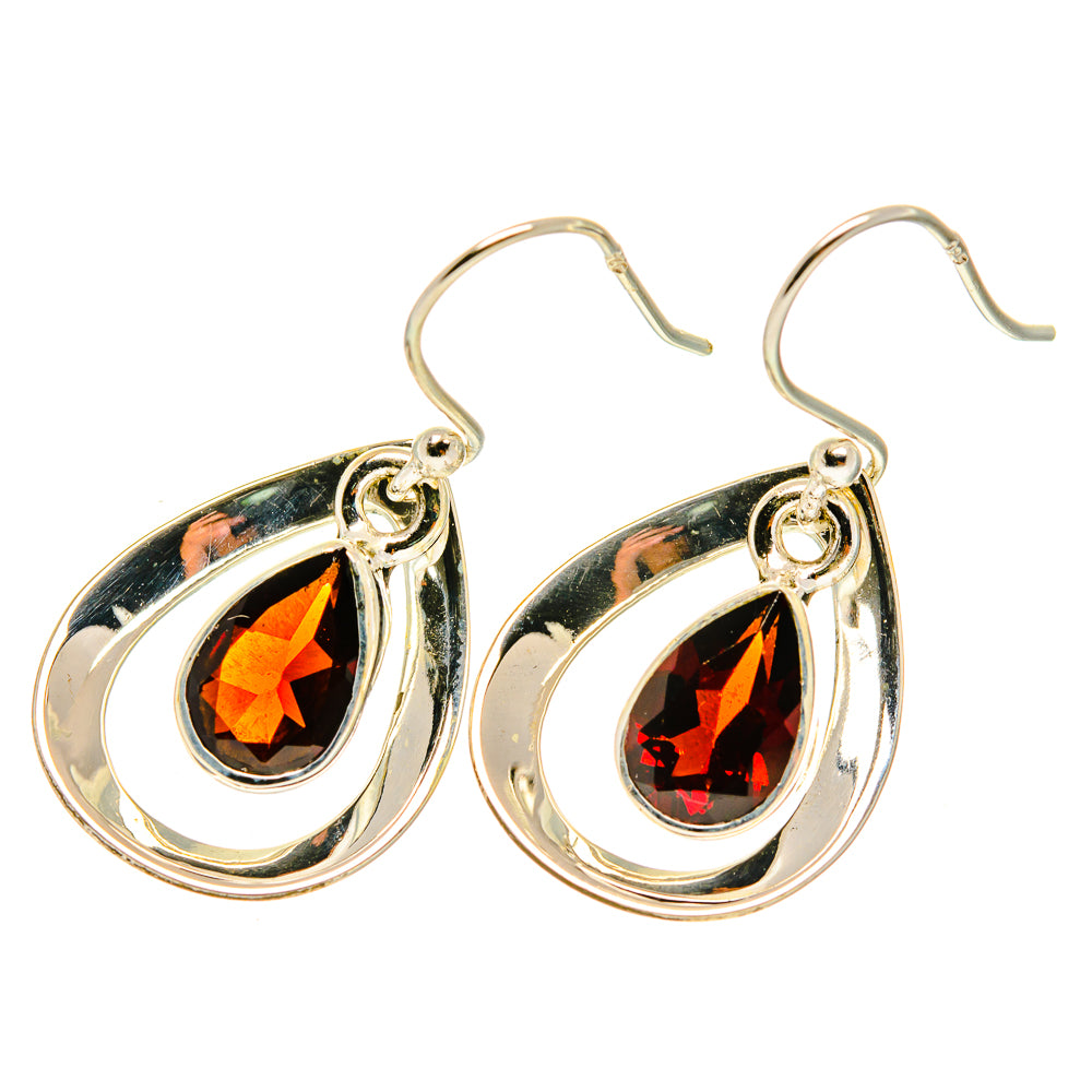 Garnet Earrings handcrafted by Ana Silver Co - EARR417416