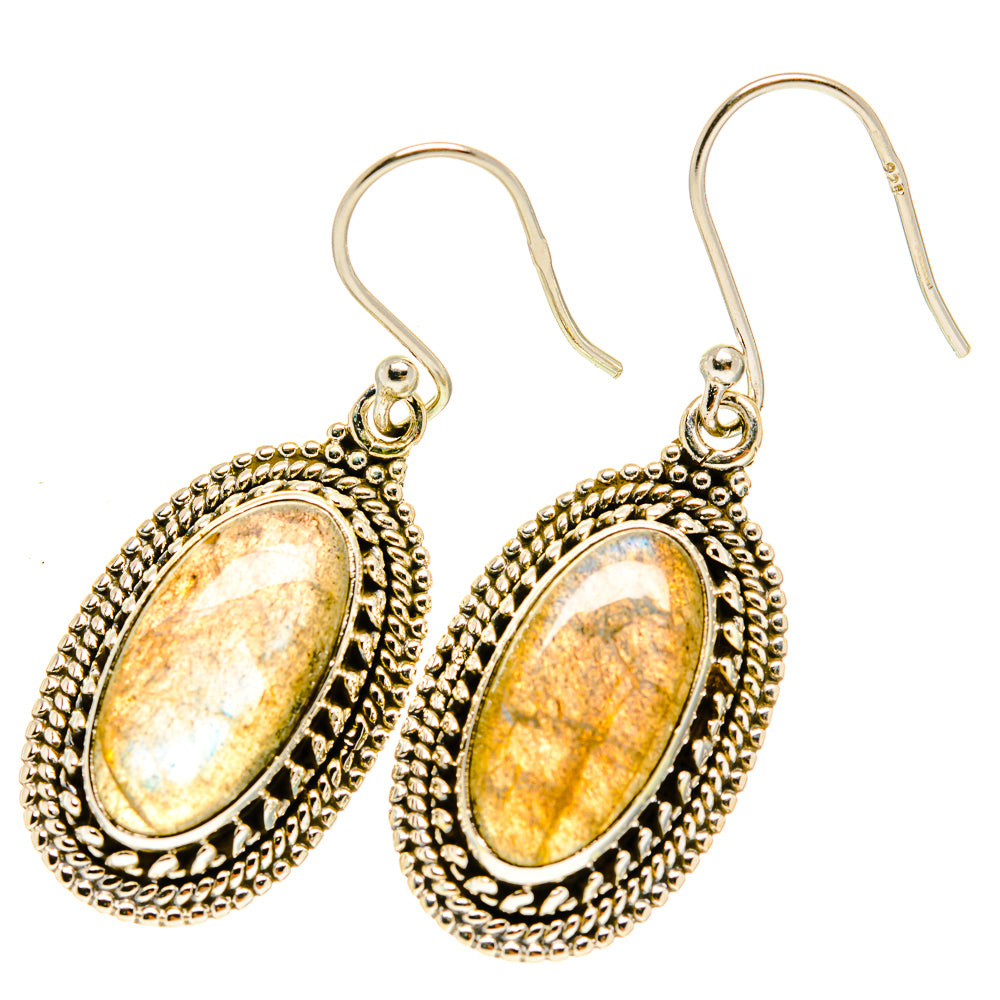Labradorite Earrings handcrafted by Ana Silver Co - EARR417428