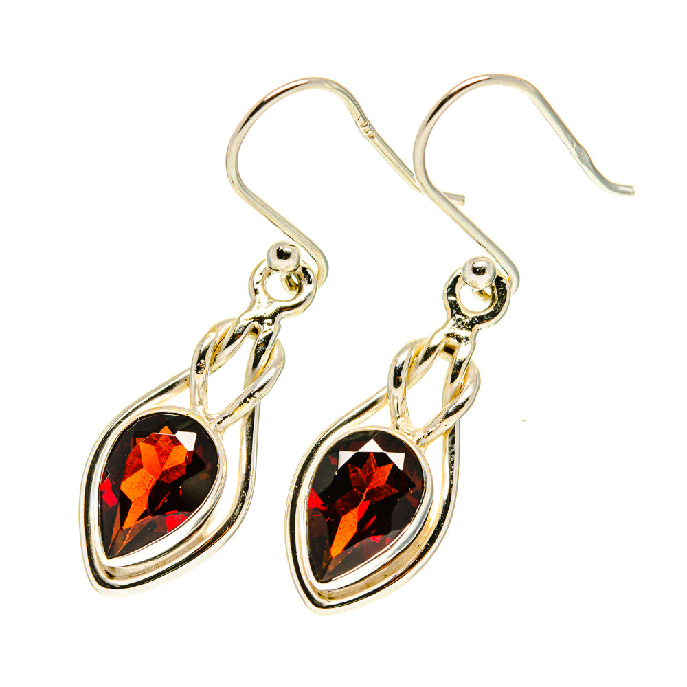Garnet Earrings handcrafted by Ana Silver Co - EARR417470