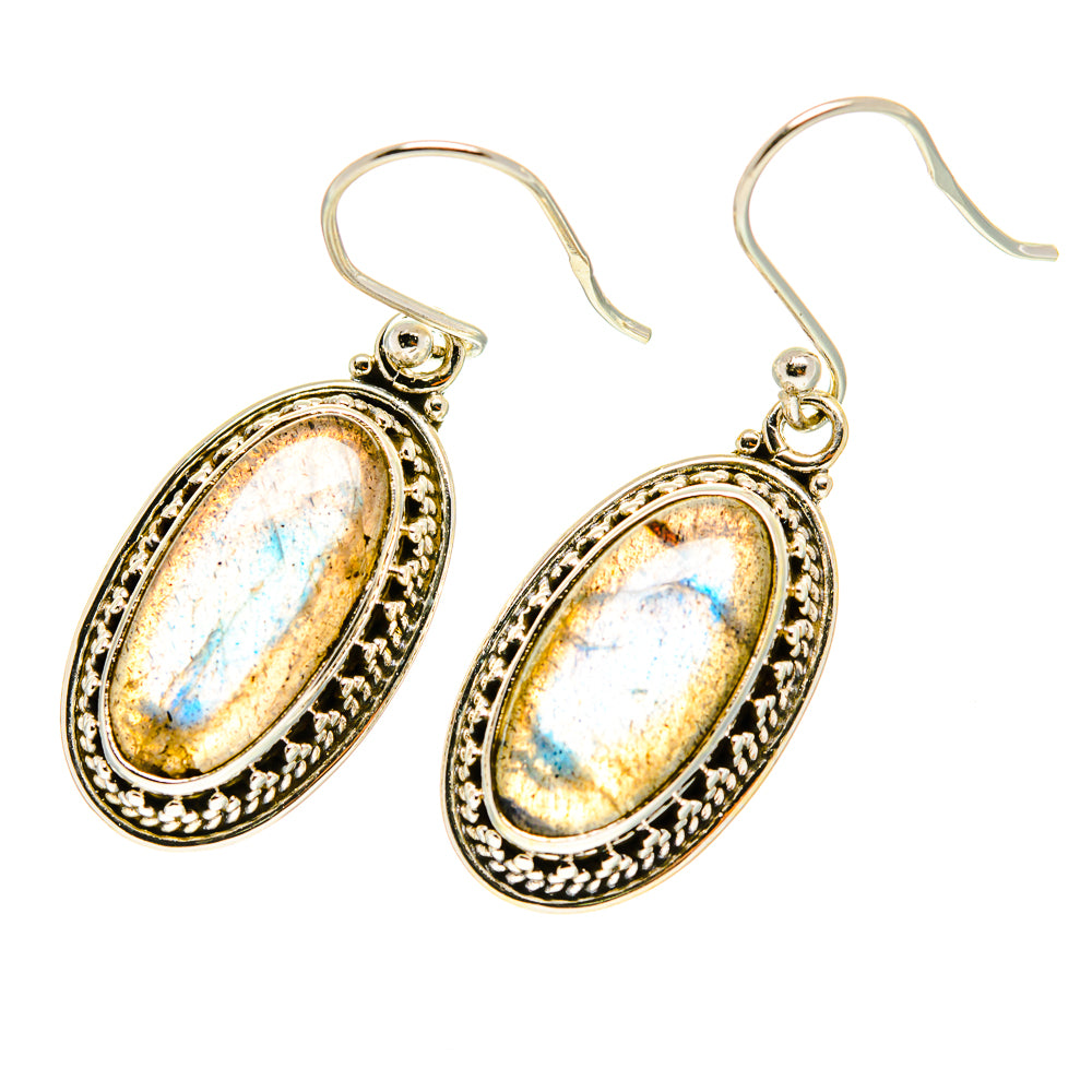 Labradorite Earrings handcrafted by Ana Silver Co - EARR417510