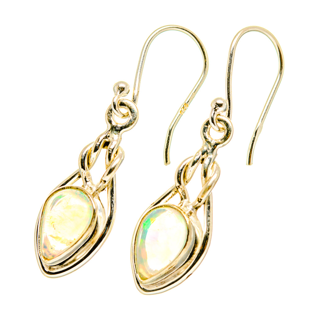 Ethiopian Opal Earrings handcrafted by Ana Silver Co - EARR417586