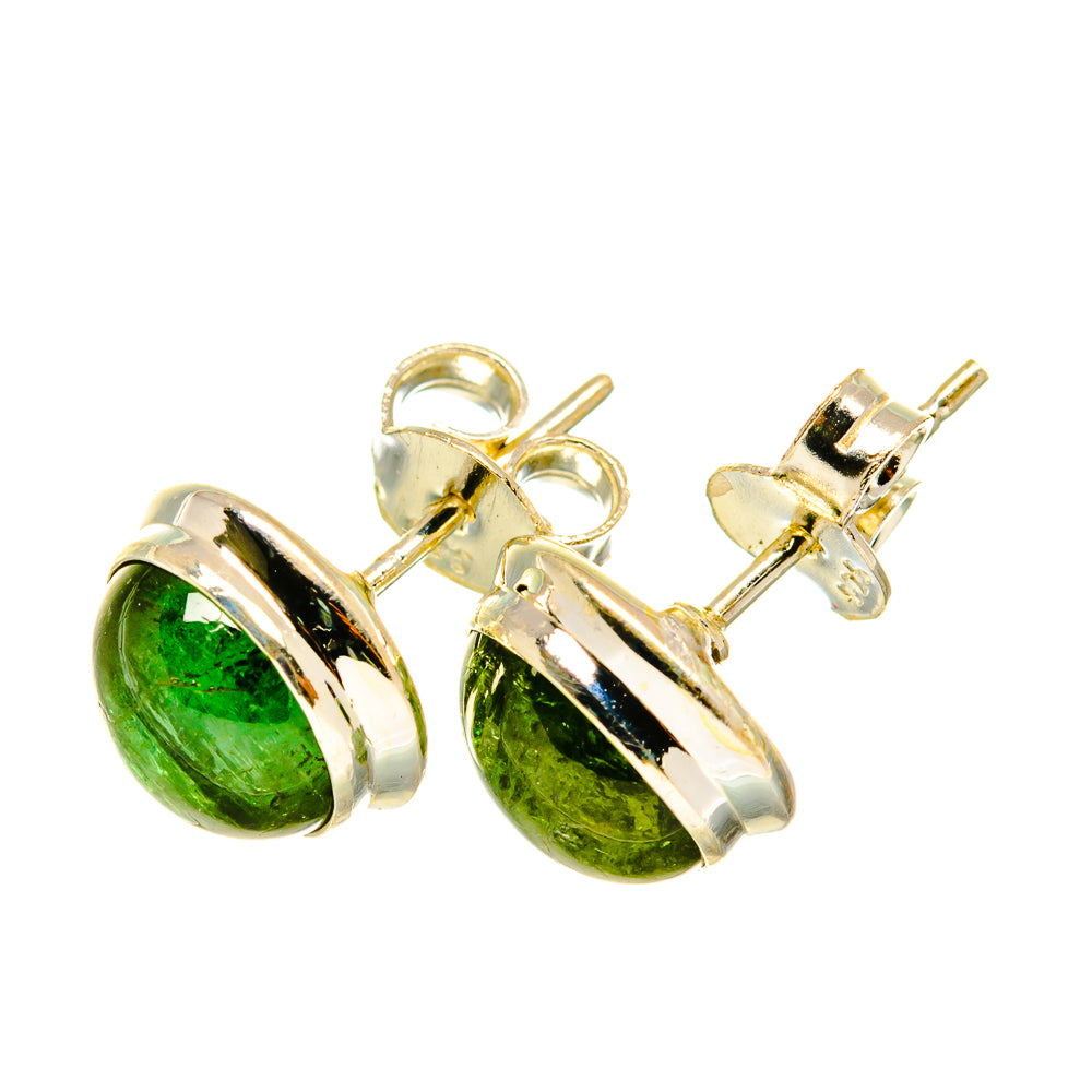 Green Tourmaline Earrings handcrafted by Ana Silver Co - EARR417610