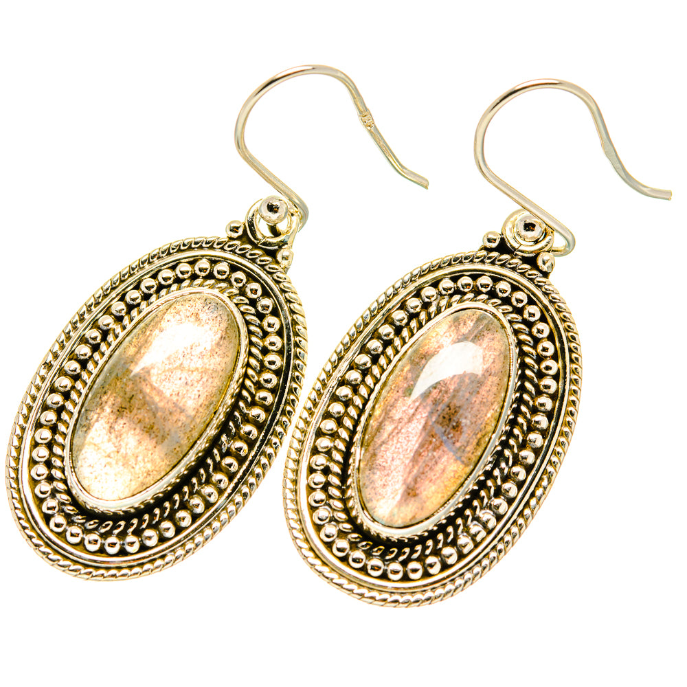 Labradorite Earrings handcrafted by Ana Silver Co - EARR417620