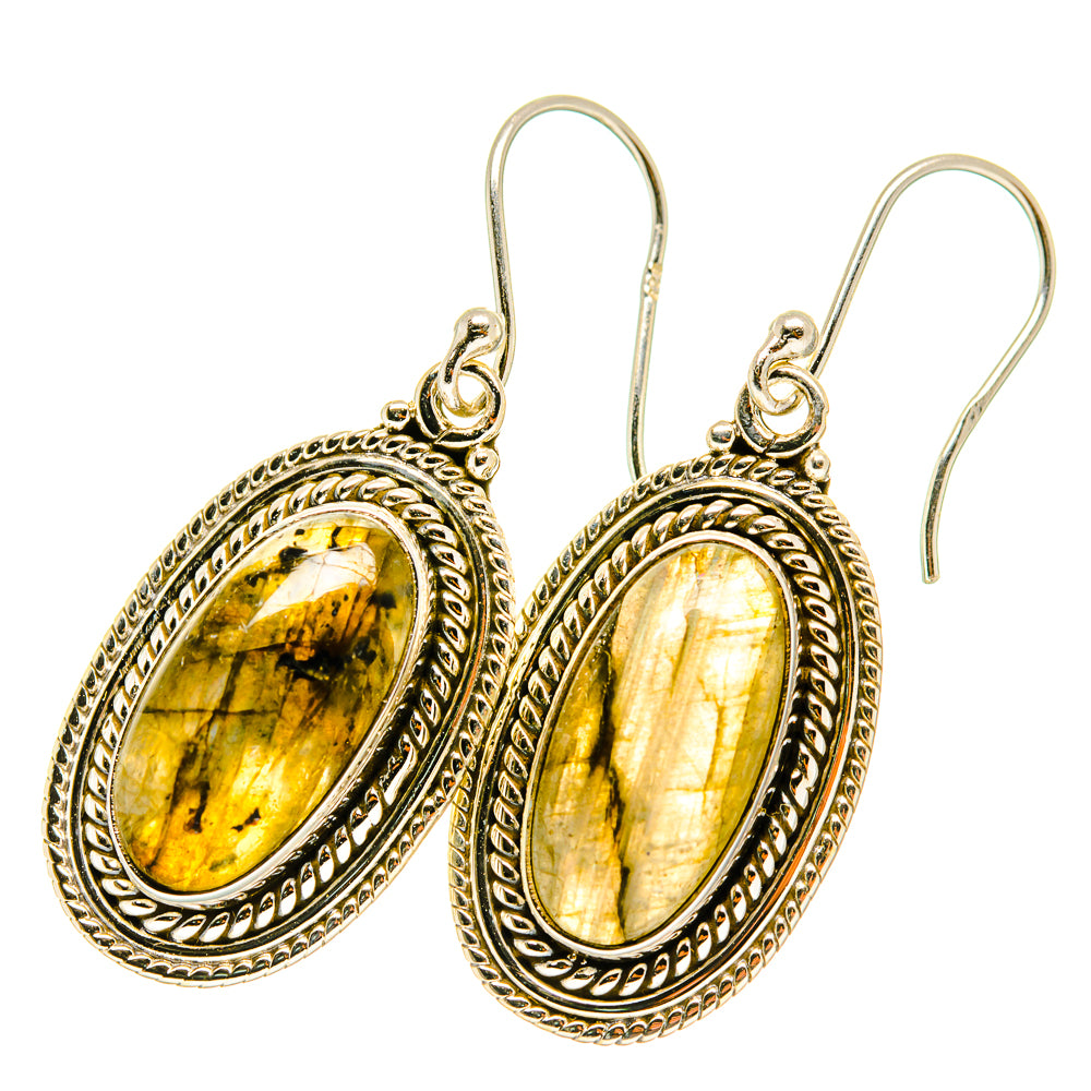 Labradorite Earrings handcrafted by Ana Silver Co - EARR417735