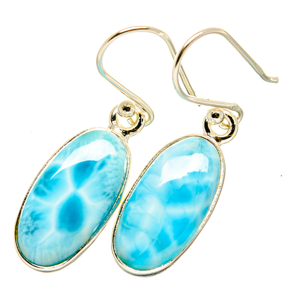Larimar Earrings handcrafted by Ana Silver Co - EARR417971