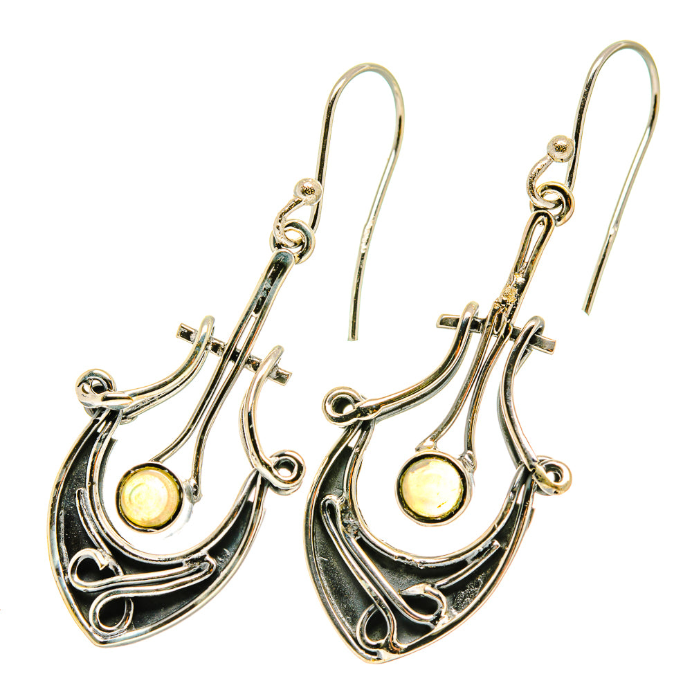 Citrine Earrings handcrafted by Ana Silver Co - EARR418001