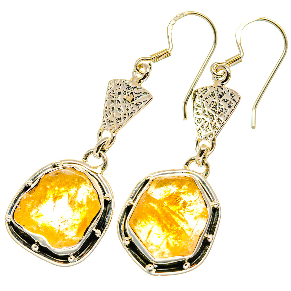 Citrine Earrings handcrafted by Ana Silver Co - EARR418014