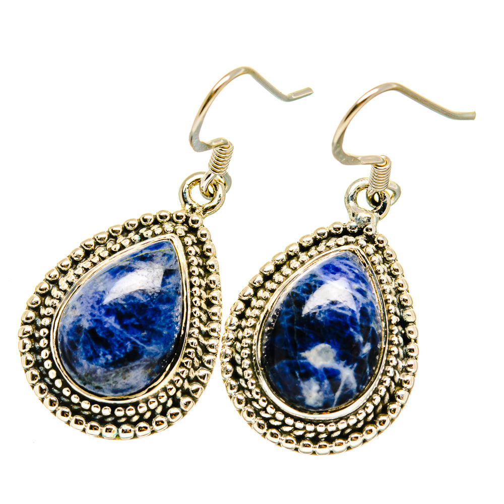 Sodalite Earrings handcrafted by Ana Silver Co - EARR418059