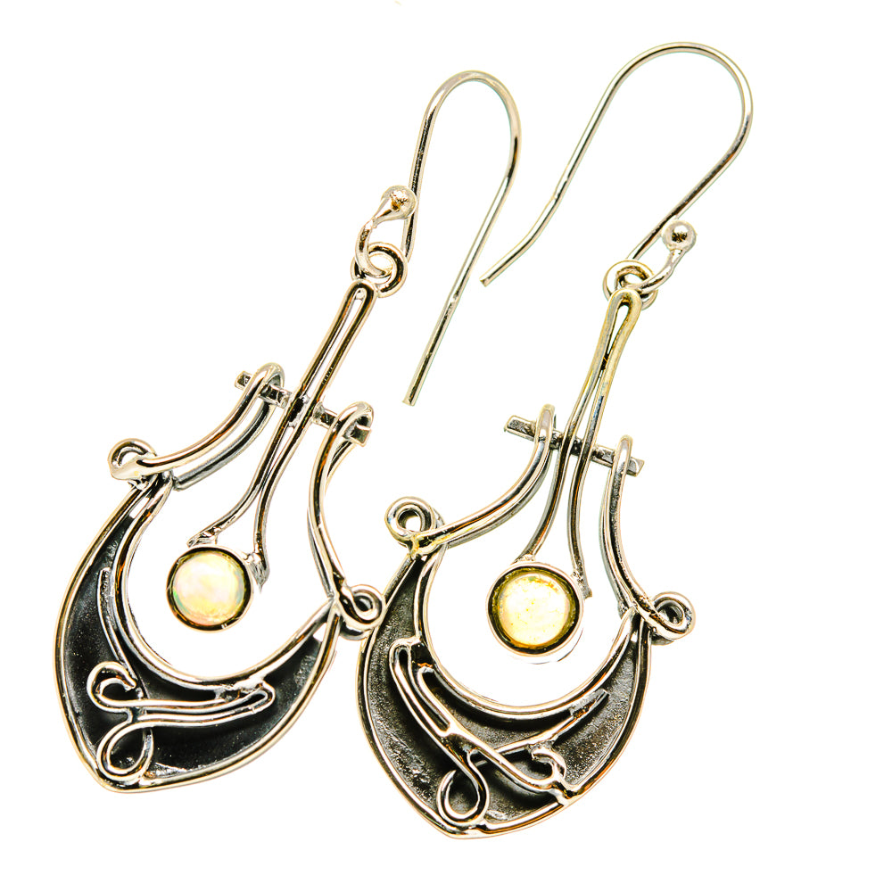 Ethiopian Opal Earrings handcrafted by Ana Silver Co - EARR418083