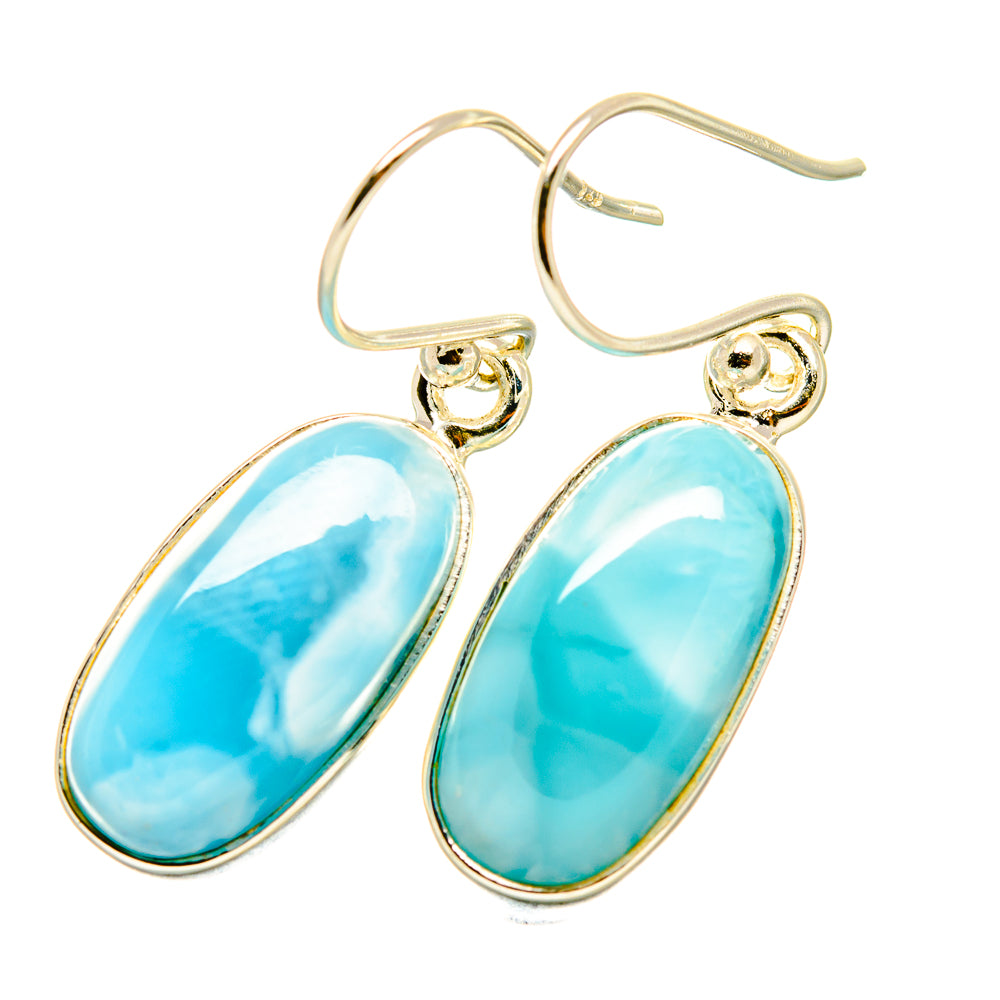 Larimar Earrings handcrafted by Ana Silver Co - EARR418120