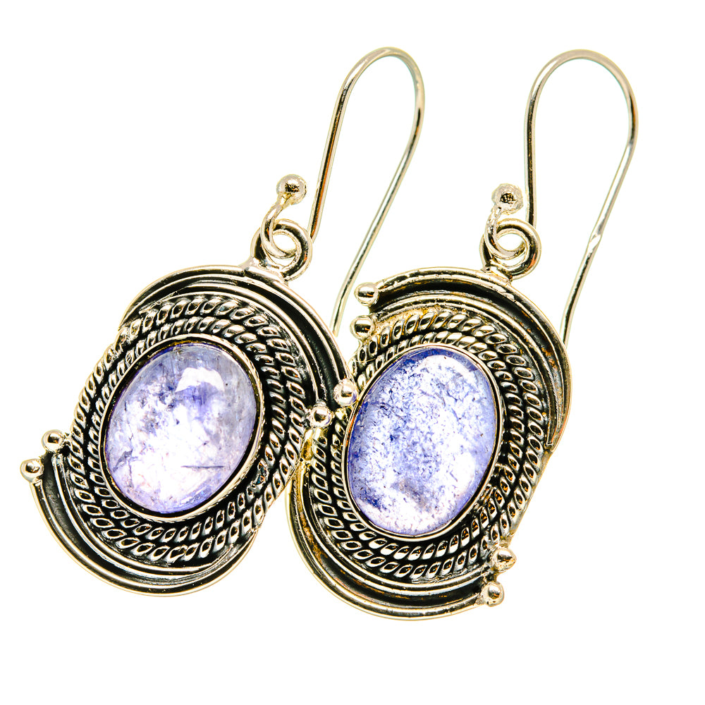Tanzanite Earrings handcrafted by Ana Silver Co - EARR418122