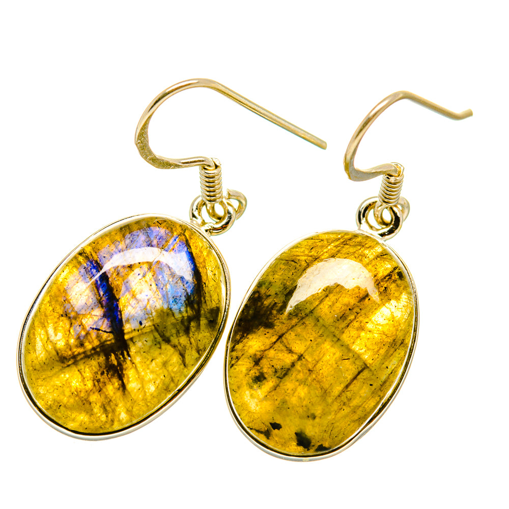 Labradorite Earrings handcrafted by Ana Silver Co - EARR418133