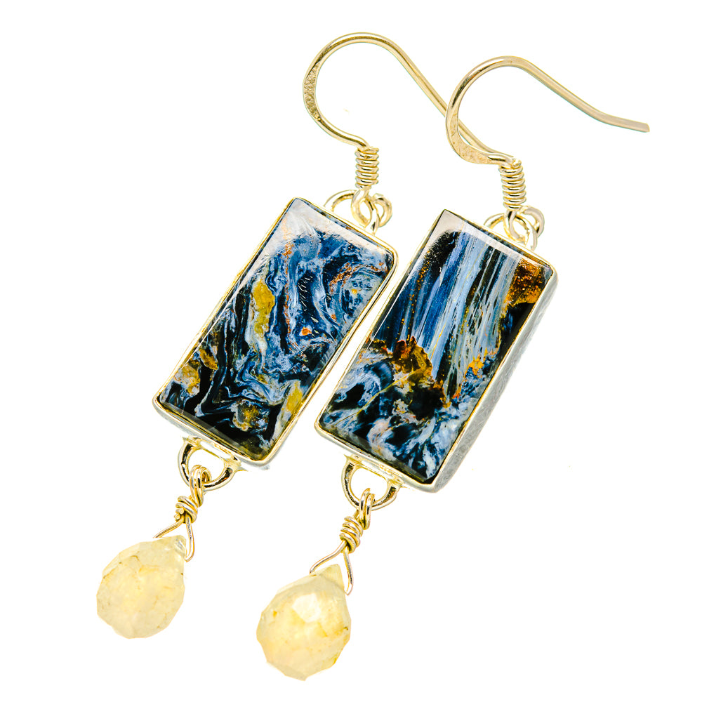 Pietersite Earrings handcrafted by Ana Silver Co - EARR418178
