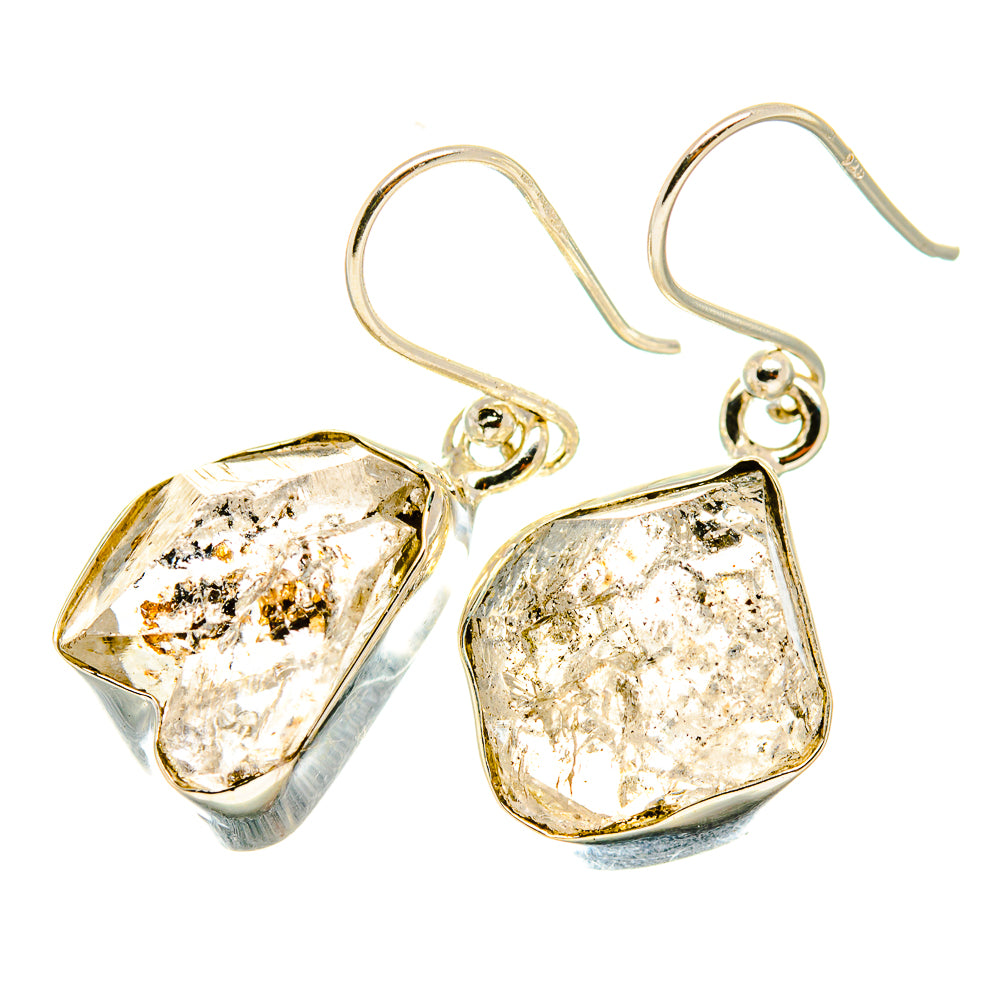 Herkimer Diamond Earrings handcrafted by Ana Silver Co - EARR418213