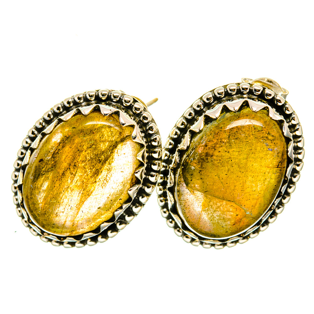 Labradorite Earrings handcrafted by Ana Silver Co - EARR418234