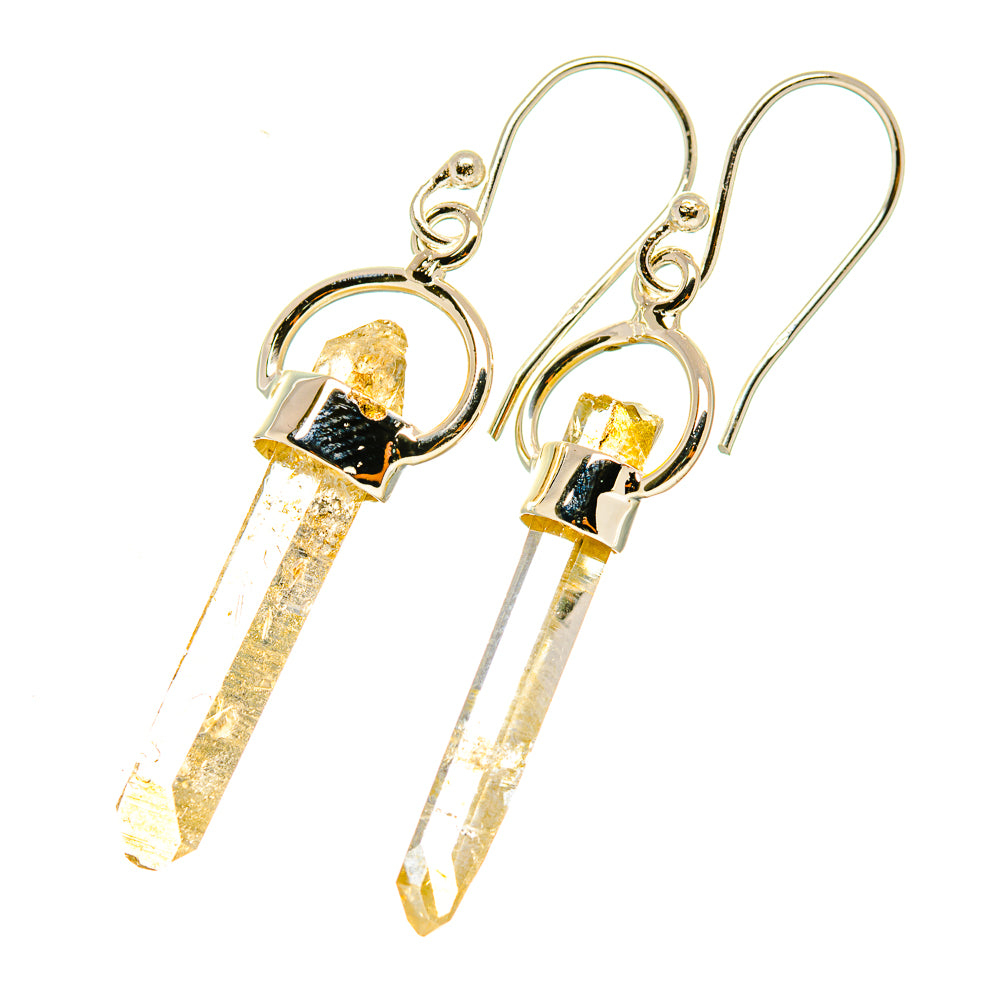 Herkimer Diamond Earrings handcrafted by Ana Silver Co - EARR418264