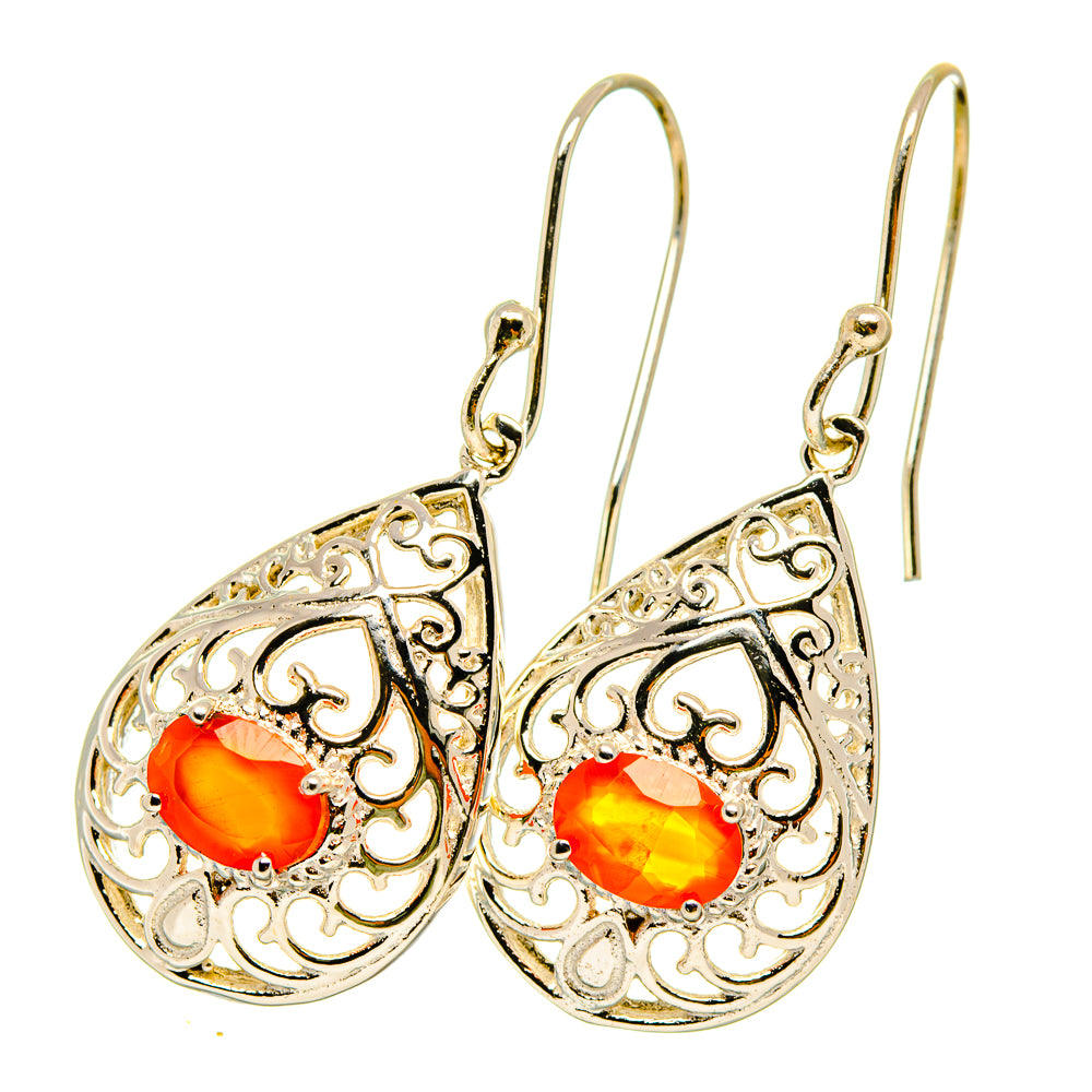 Carnelian Earrings handcrafted by Ana Silver Co - EARR418448