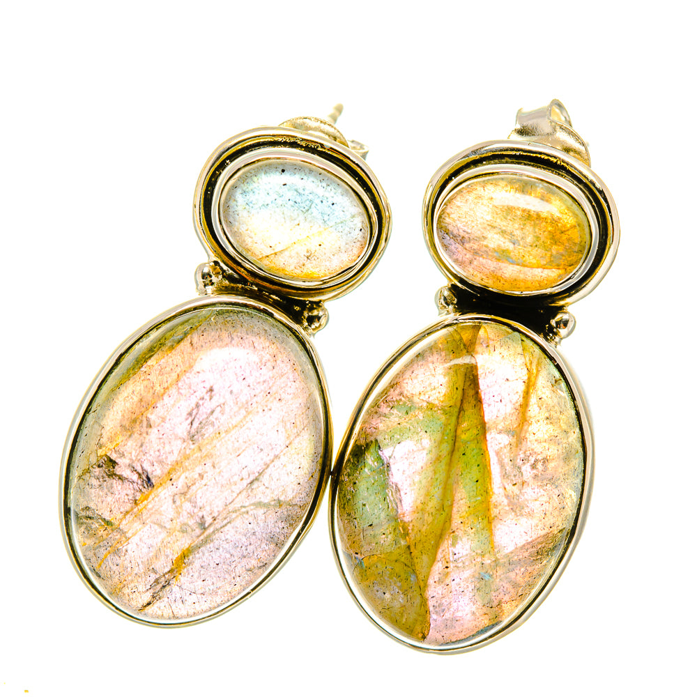 Labradorite Earrings handcrafted by Ana Silver Co - EARR418451
