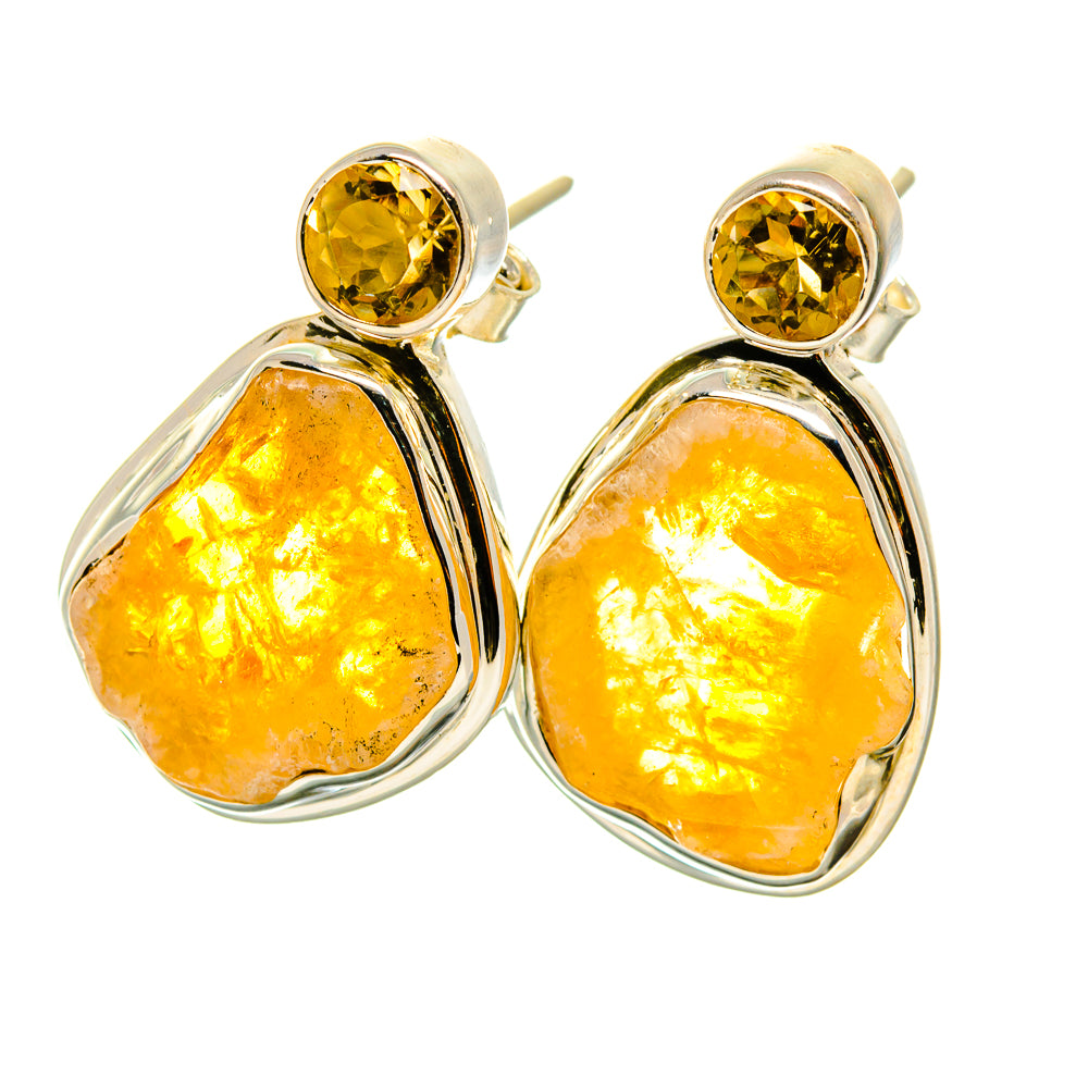 Citrine Earrings handcrafted by Ana Silver Co - EARR418621