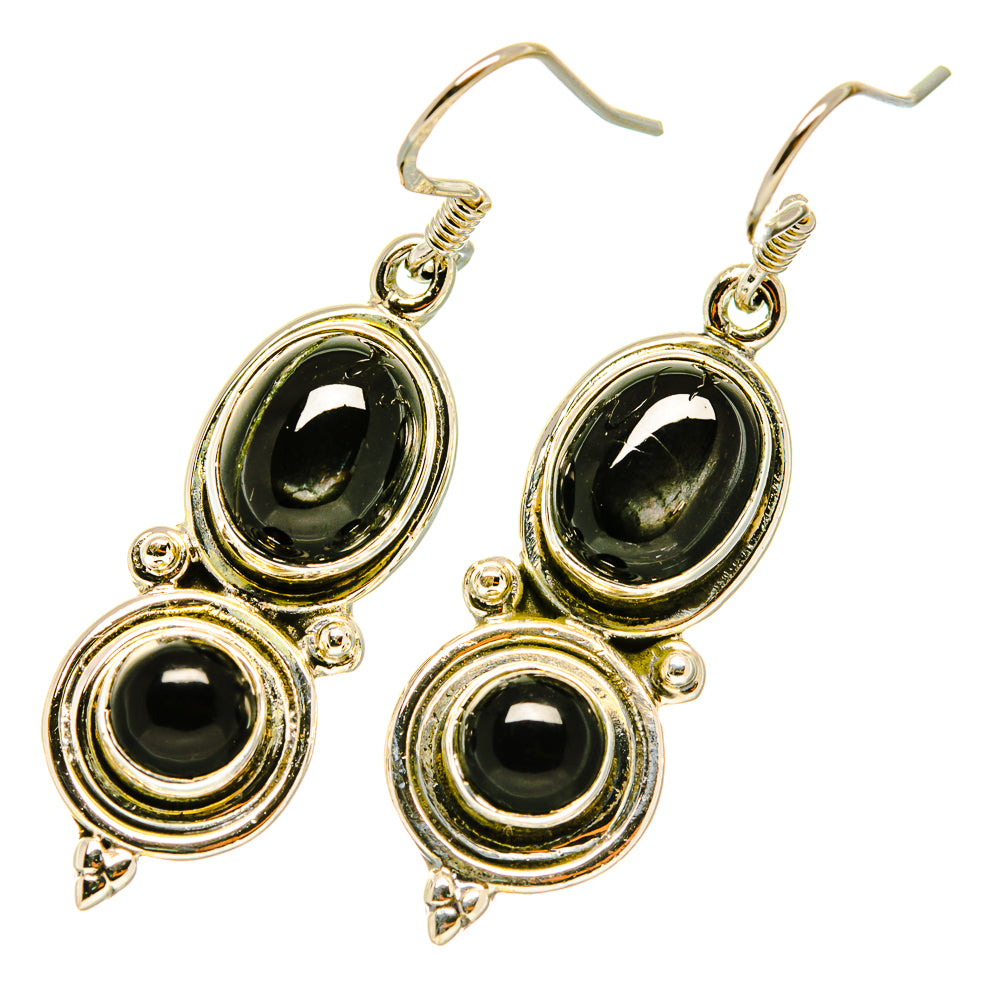 Star Diopside Earrings handcrafted by Ana Silver Co - EARR418623