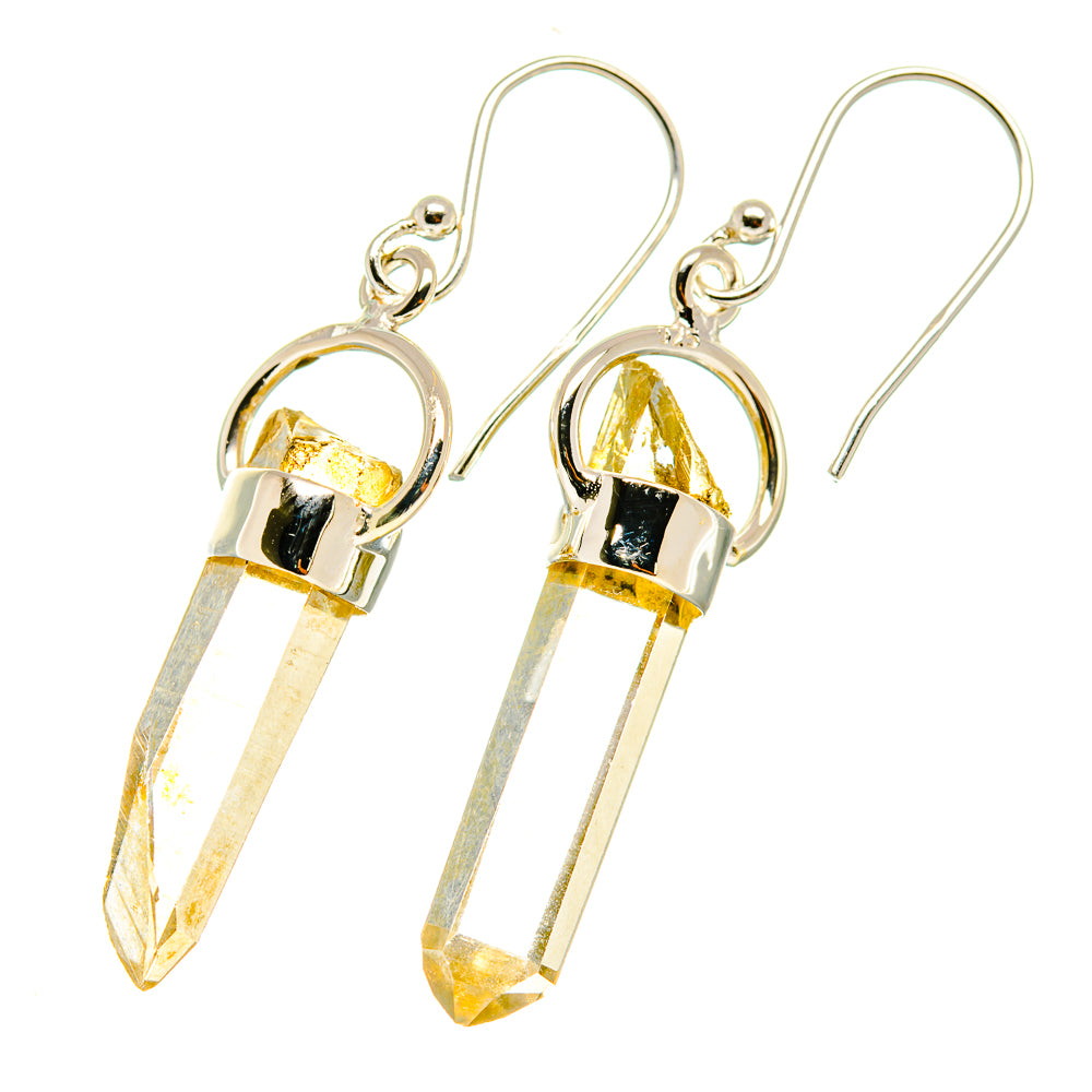 Herkimer Diamond Earrings handcrafted by Ana Silver Co - EARR418701