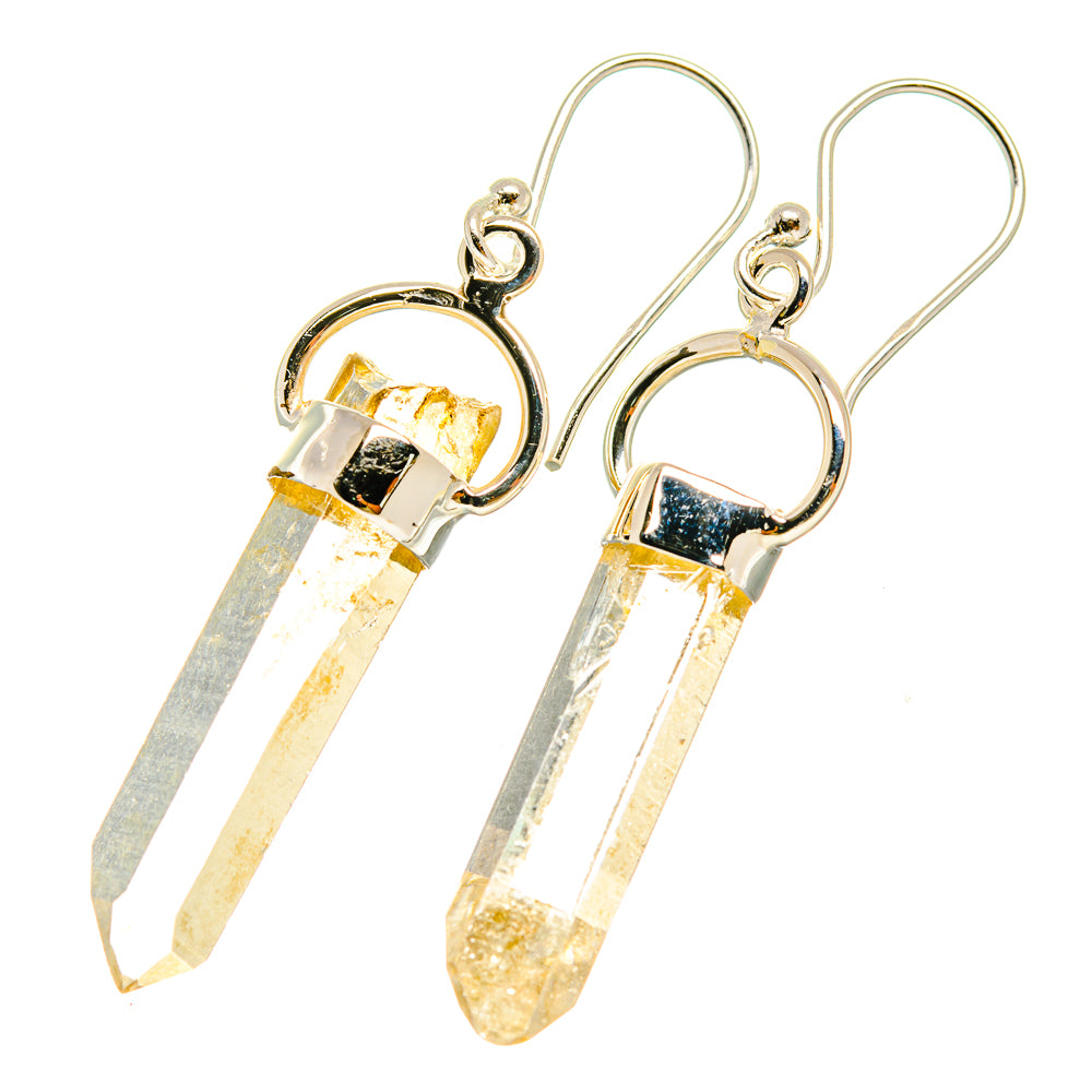 Herkimer Diamond Earrings handcrafted by Ana Silver Co - EARR418783