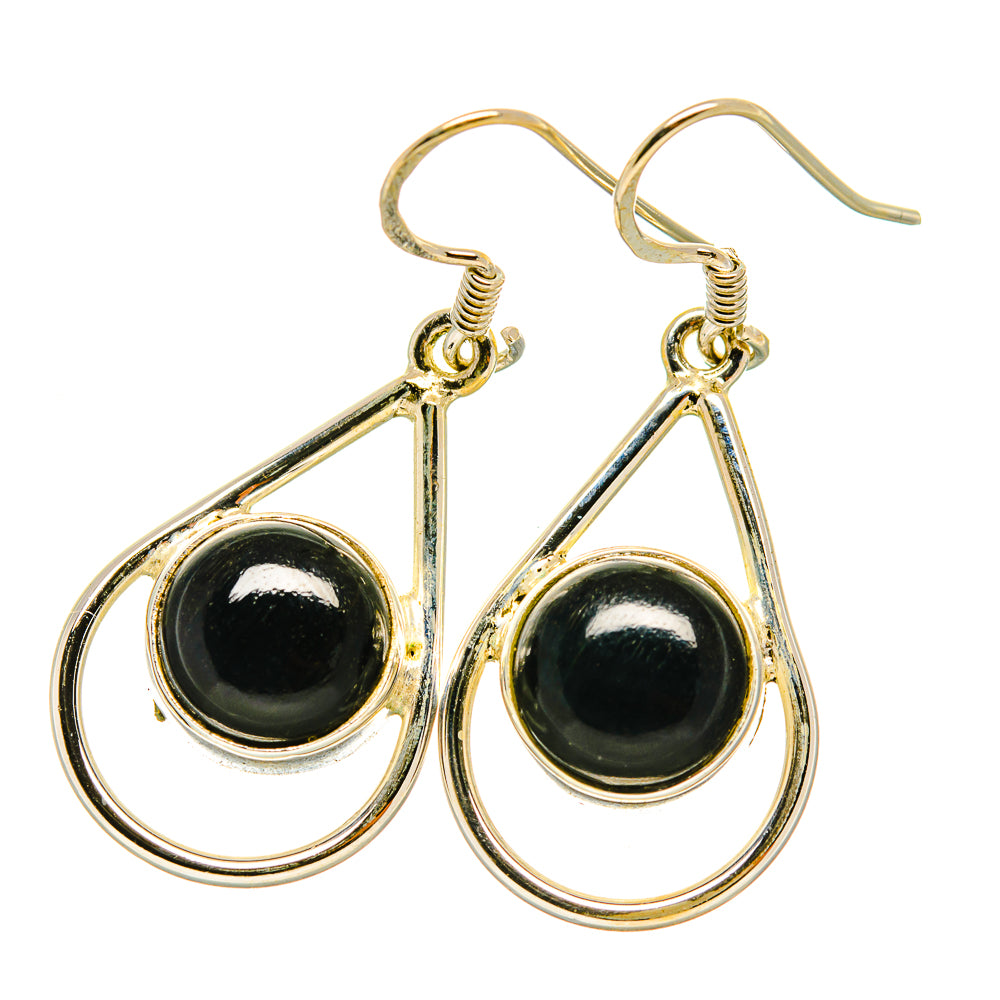 Black Onyx Earrings handcrafted by Ana Silver Co - EARR418828