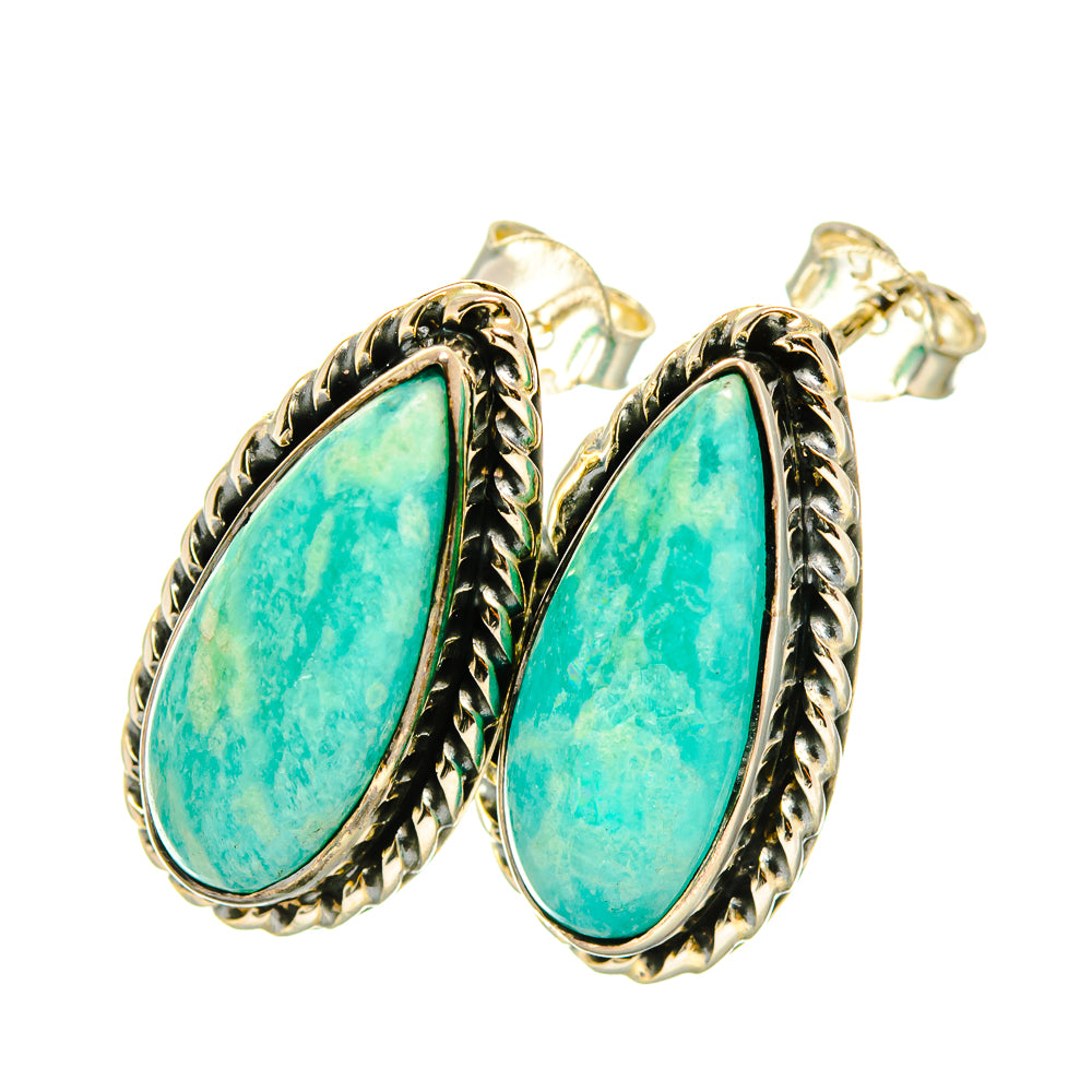 Larimar Earrings handcrafted by Ana Silver Co - EARR418831